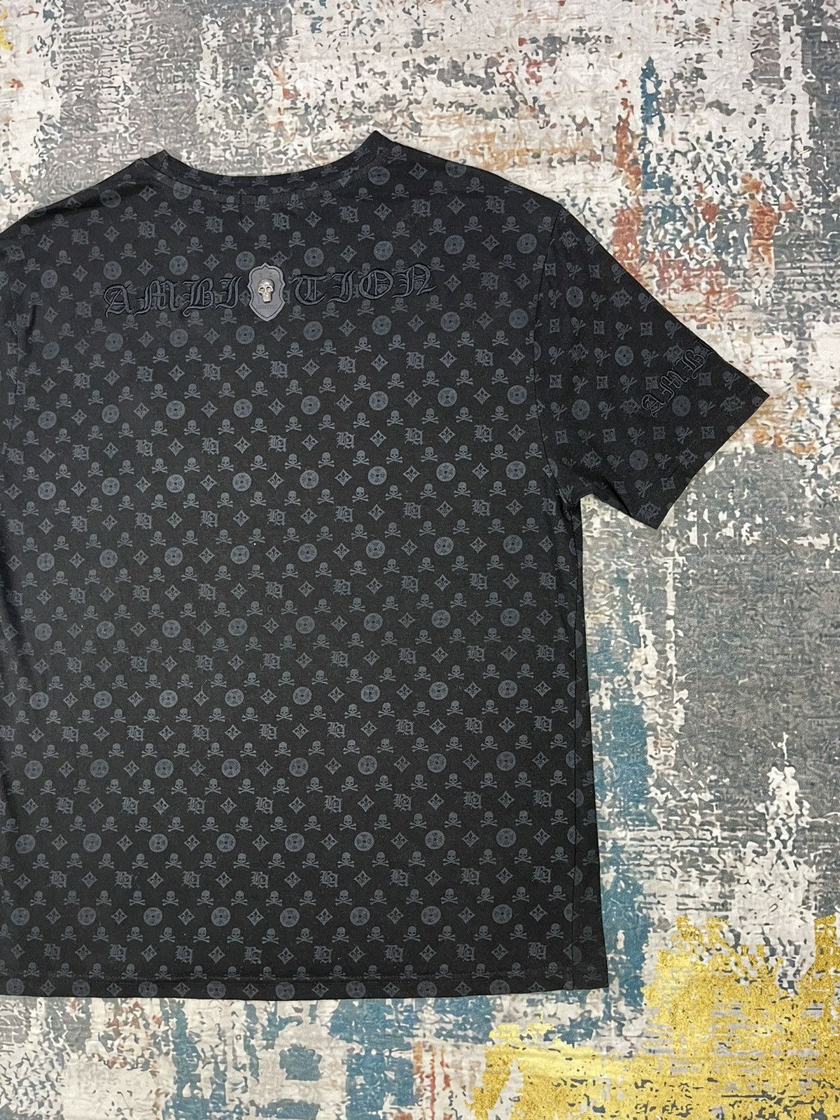 Beauty Beast Be Ambition Skull Full Printed All Over Back Hit Shirt Size US XL / EU 56 / 4 - 6 Thumbnail