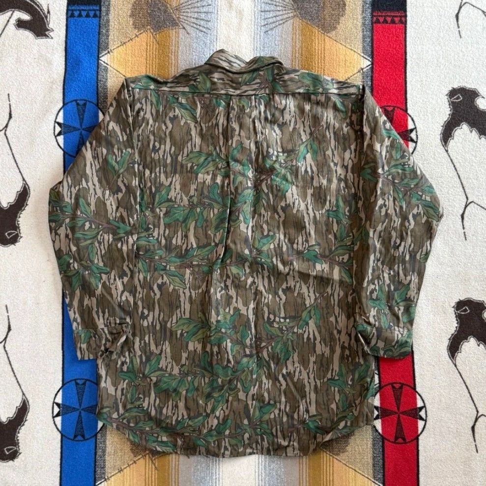 Vintage VINTAGE Mossy Oak Greenleaf Camo Jacket Mens XL Hunting 80s USA Camouflage Shirt? Size US XL / EU 56 / 4 - 2 Thumbnail