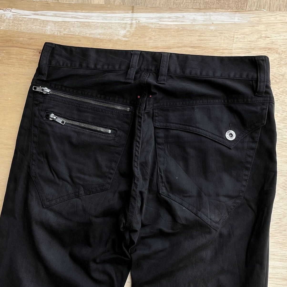 semanticdesign SEMANTIC DESIGN FADED STRETCH BOOT CUT JAPANESE BRAND Size US 32 / EU 48 - 7 Thumbnail