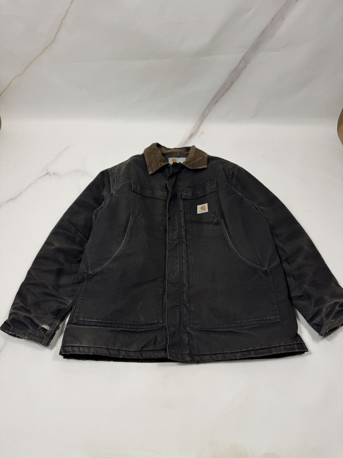 Carhartt Vintage Carhartt Distressed Workwear Jacket Size US XL / EU 56 / 4 - 2 Thumbnail