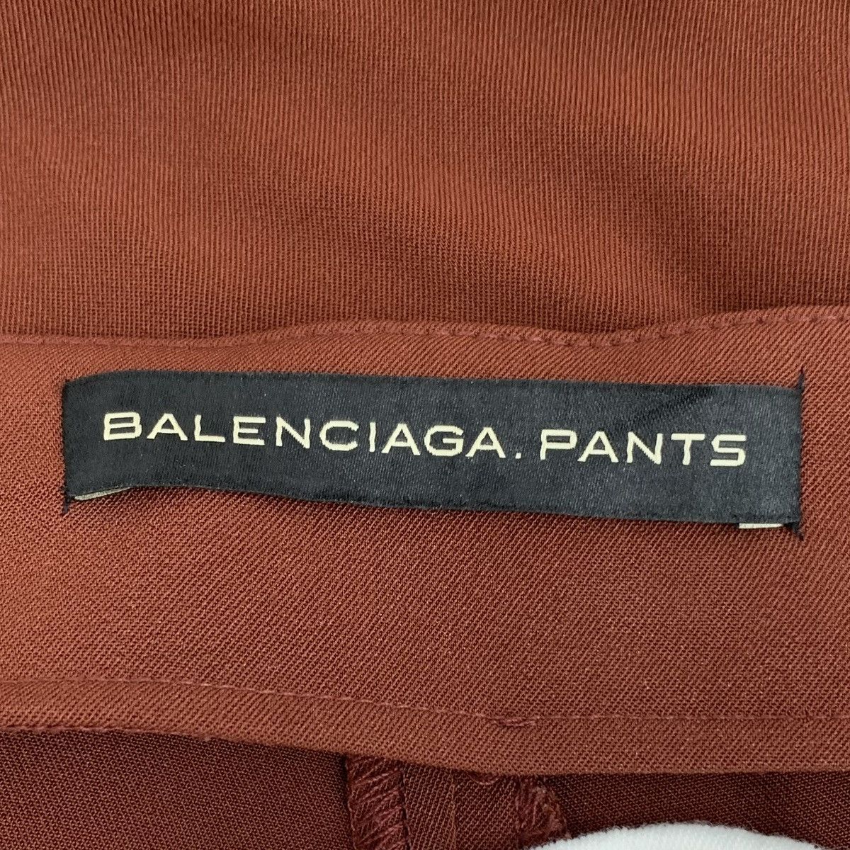 Balenciaga Balenciaga Deep Red Ankle Zipper Design Casual Pants K26WX Size 26" / US 2 / IT 38 - 6 Thumbnail