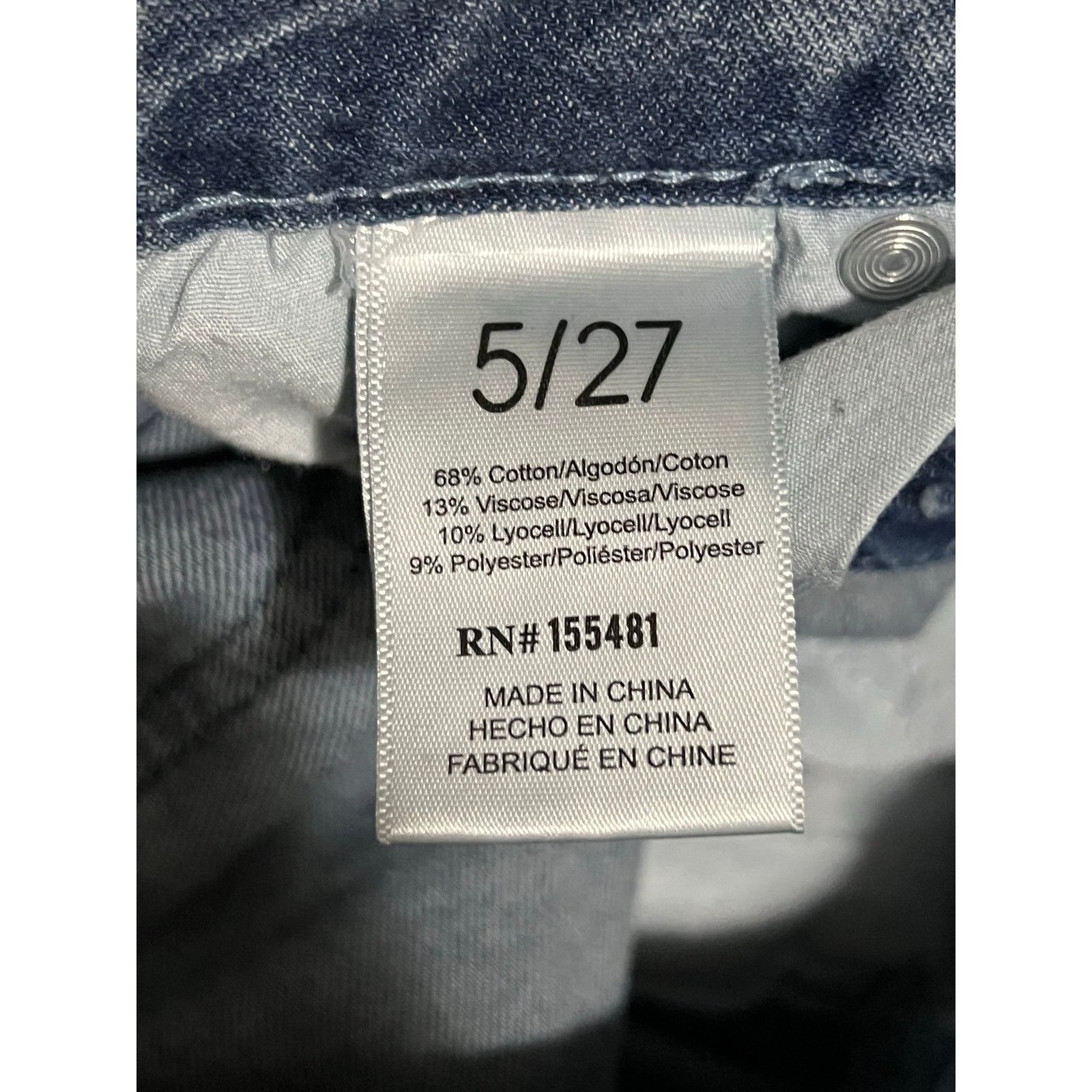 Vintage Simple Society Womens Cargo Jeans Wide Leg Y2K Baggy 5/27 Size 27" / US 4 / IT 40 - 4 Thumbnail