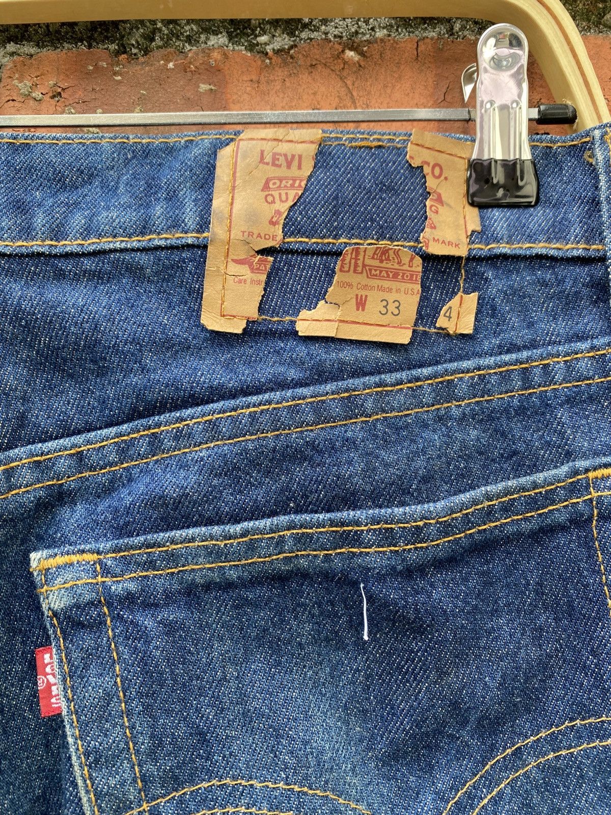 Levi's Vintage Clothing W33x31.5 Vintage levi's 517 flare bootcut made in USA Size US 33 - 6 Thumbnail