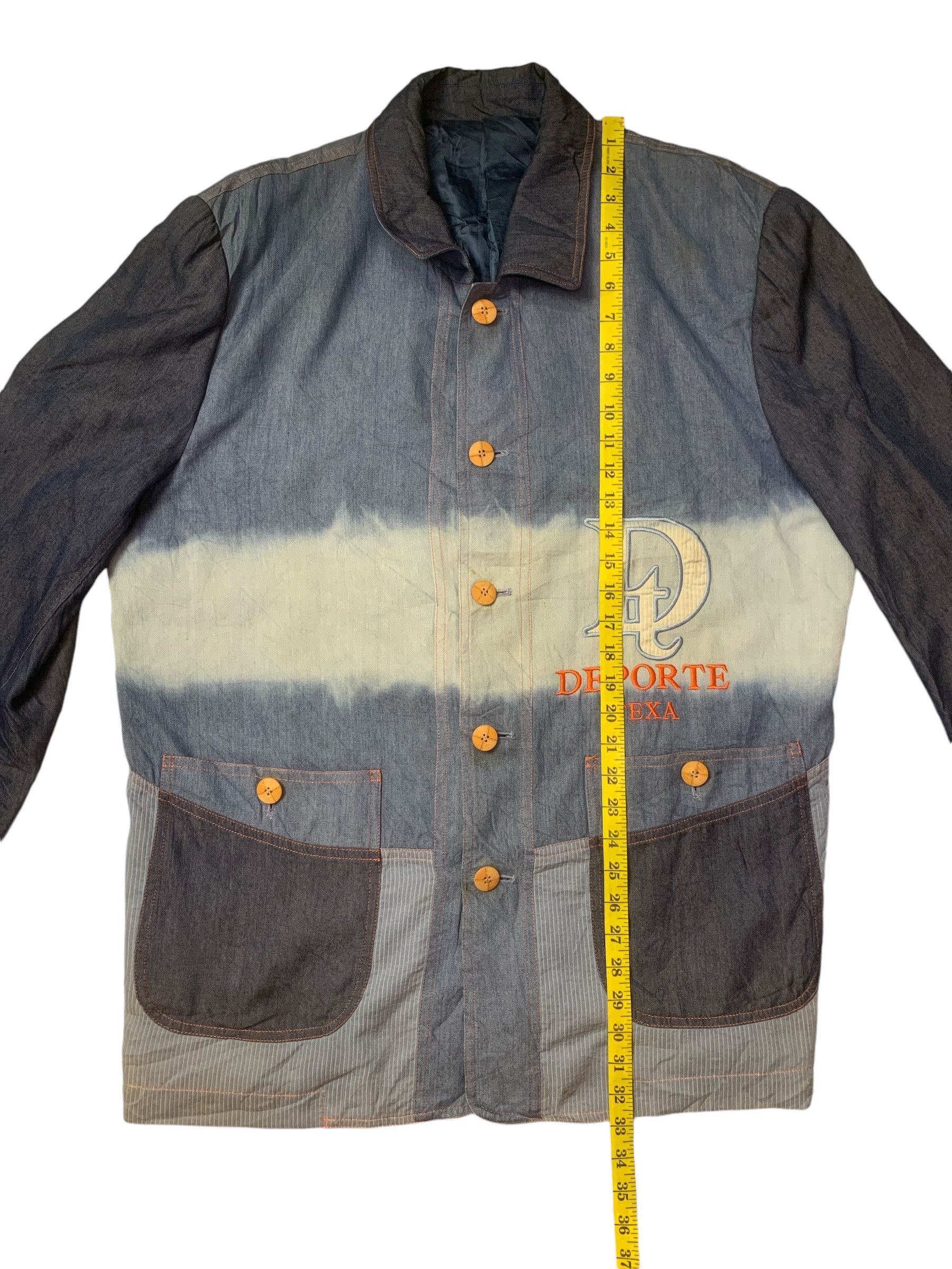 Designer × Japanese Brand Rare Design Deporte Texa Soft Denim Coats Size XL / US 12-14 / IT 48-50 - 11 Thumbnail