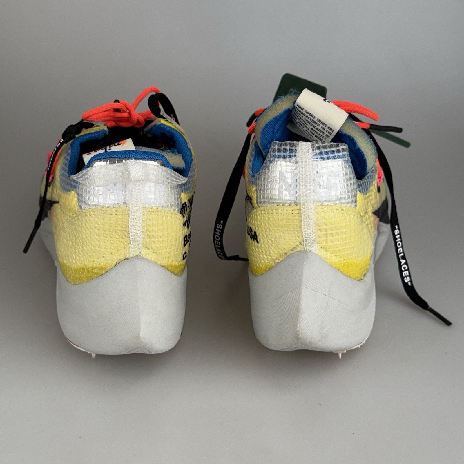 Nike × Off-White Nike Off-White Vapor Street Tour Yellow Wmn Size 12.5 CD8178 Size US 12 / IT 42 - 3 Thumbnail