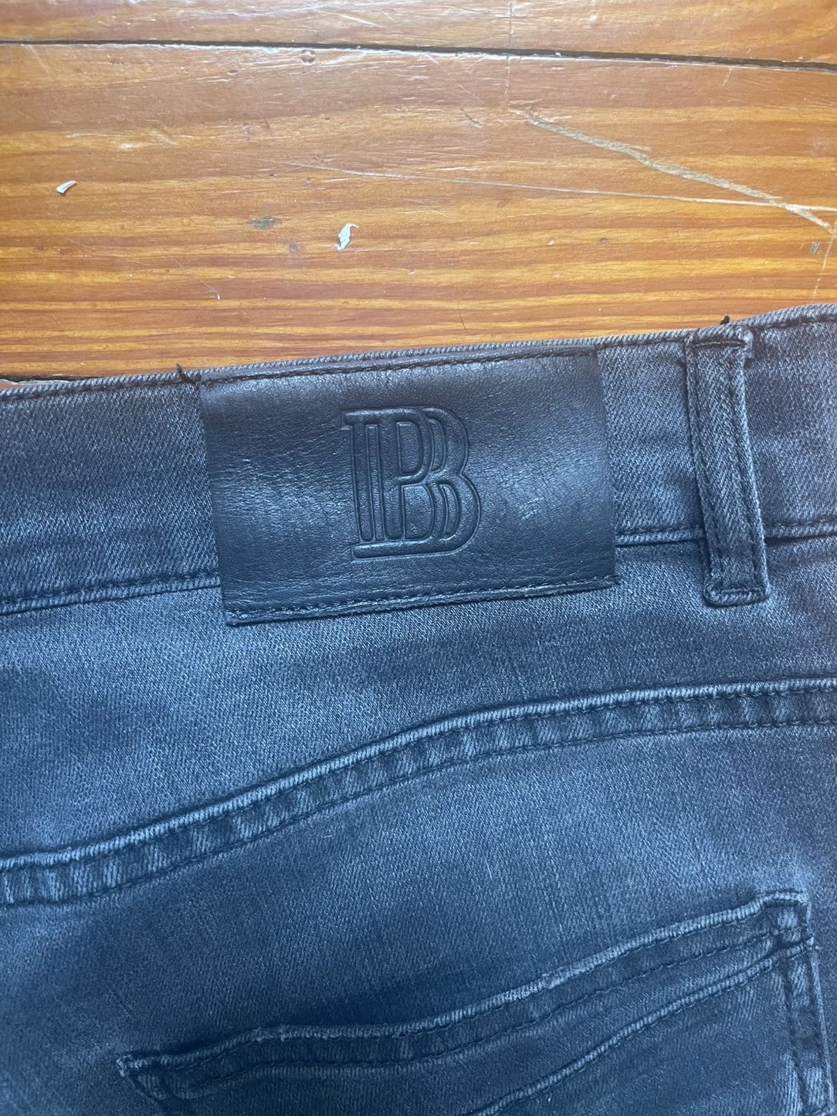 Balmain BALMAIN STUDDED BIKER JEANS FW 2017/18 Size US 33 - 4 Thumbnail