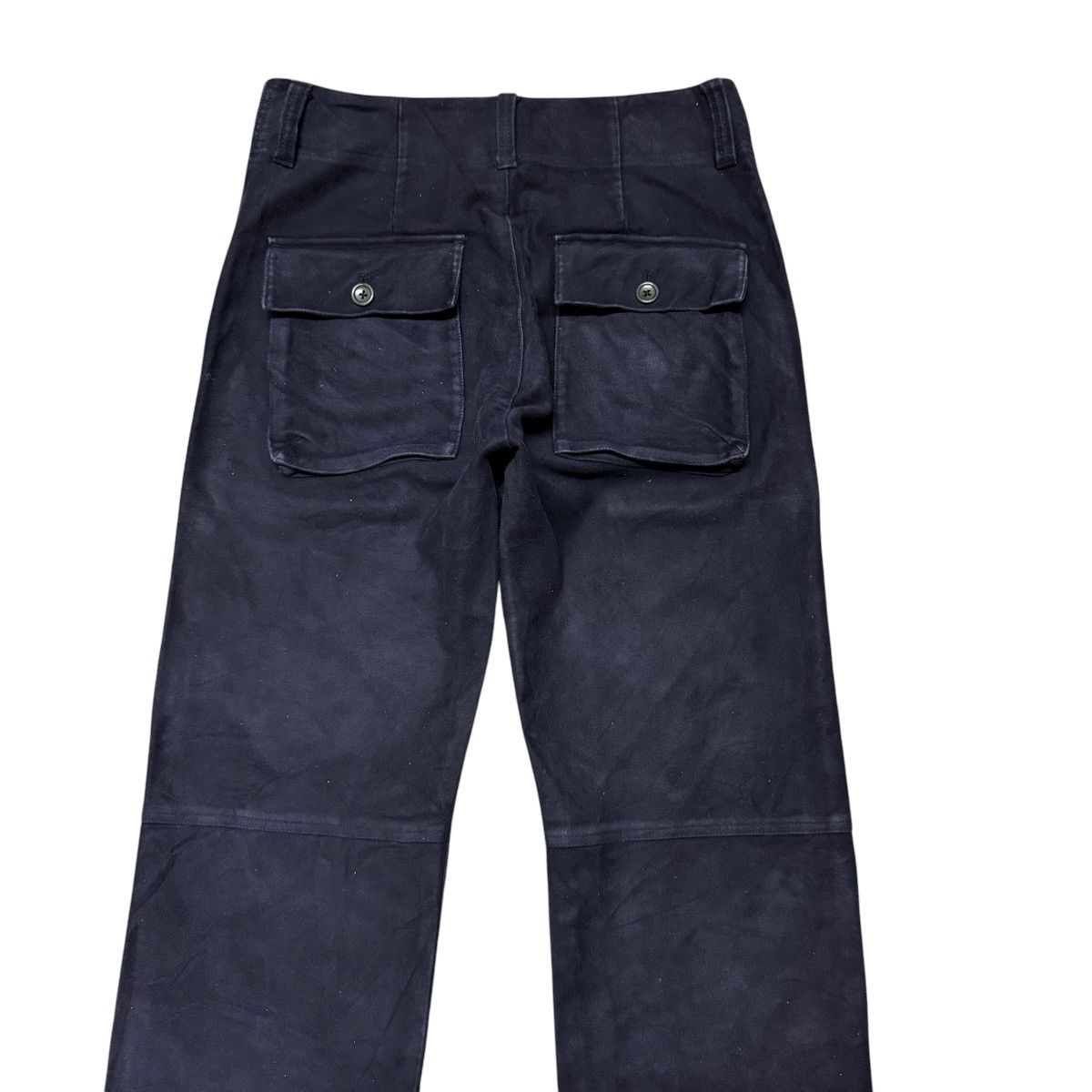 Japanese Brand Moleskin Fatigue Pants Indigo Size US 31 - 9 Thumbnail