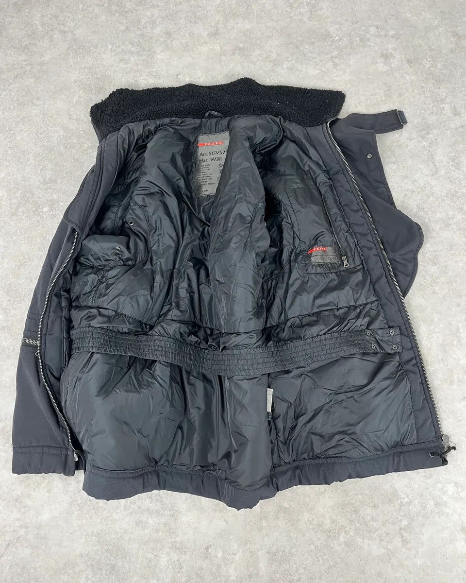 Prada 2000s Prada Black Nylon Multi-Zip Long Jacket Size US L / EU 52-54 / 3 - 7 Thumbnail