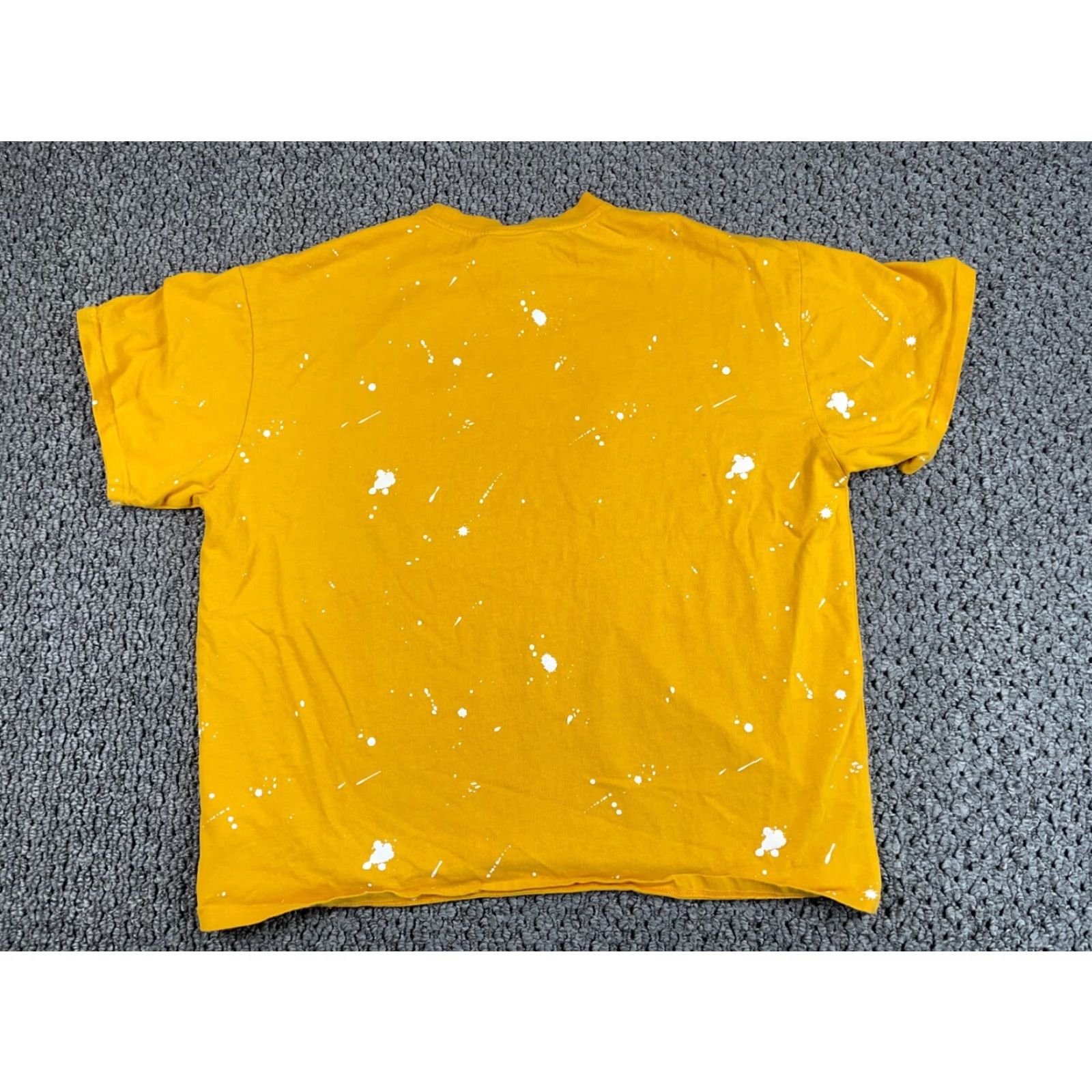 Tapout Tapout x Forever 21 Logo T-Shirt Adult XL Yellow Graphic Print Retro Bleach Pattern Mens Size US XL / EU 56 / 4 - 2 Thumbnail