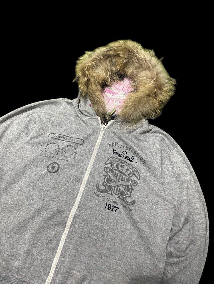 If Six Was Nine × Japanese Brand × Le Grande Bleu (L.G.B.) 🤍B~One Soul Hoodie Faux Fur IfSixWasNine LGB Style🤍 Size US M / EU 48-50 / 2 - 2 Thumbnail