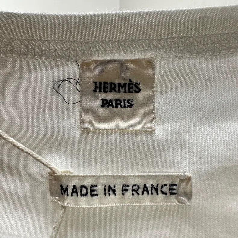 Hermes Hermes Chest Pocket Slogan Embroidered Short Sleeve Size XS / US 0-2 / IT 36-38 - 3 Thumbnail
