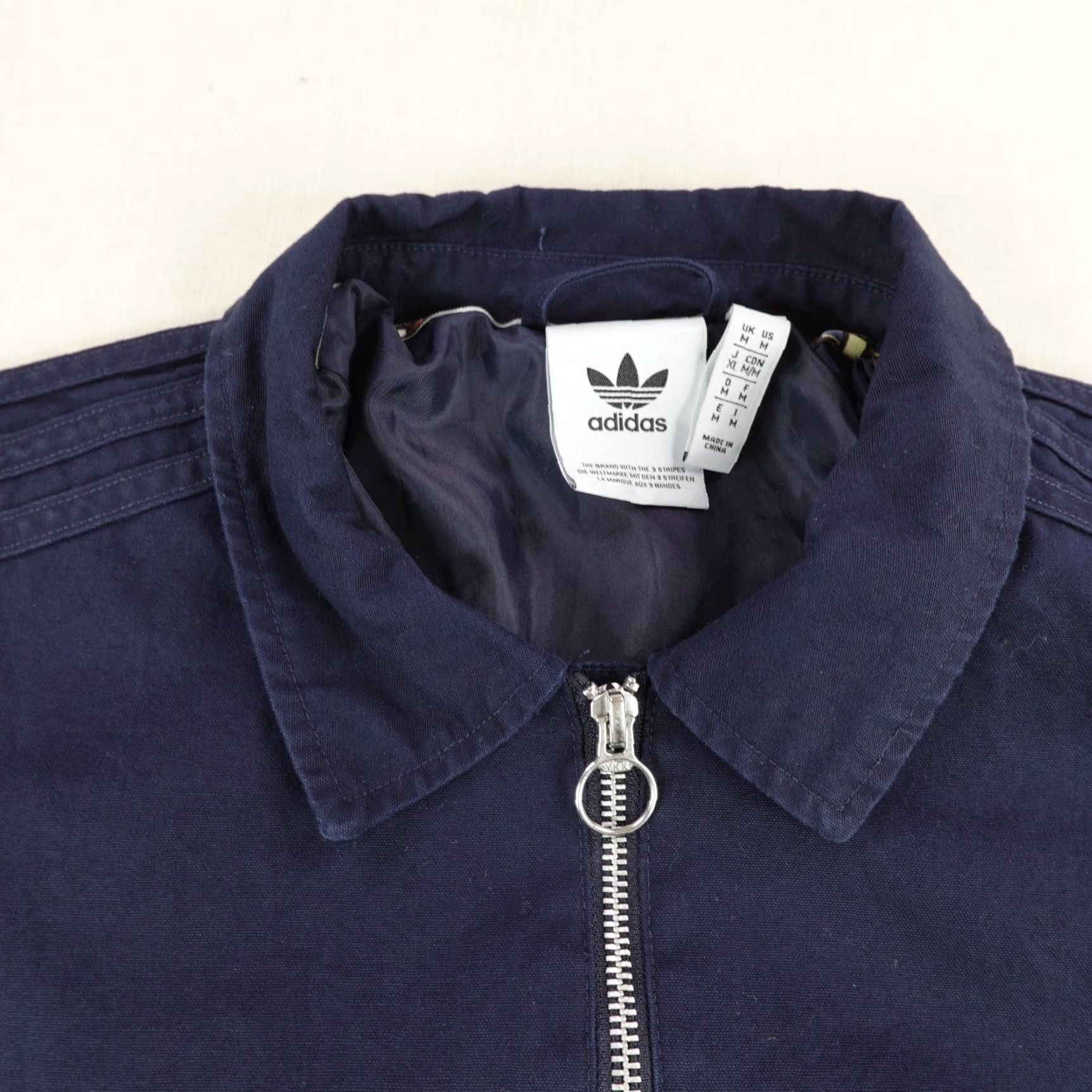 Adidas Adidas Jacket Mens Medium Blue Nice Dock Coat Legend Ink Utility Coat Full Zip Size US M / EU 48-50 / 2 - 2 Thumbnail