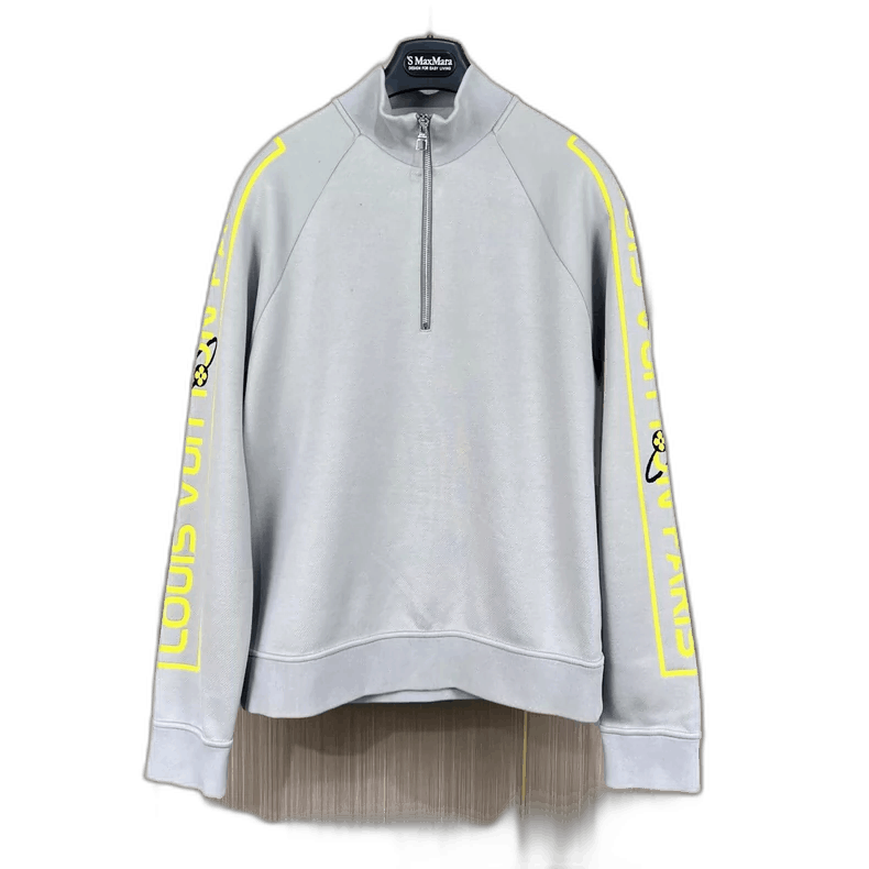 Louis Vuitton Louis Vuitton Half-Zip Embroidered Sweatshirt Size M / US 6-8 / IT 42-44 - 1 Thumbnail
