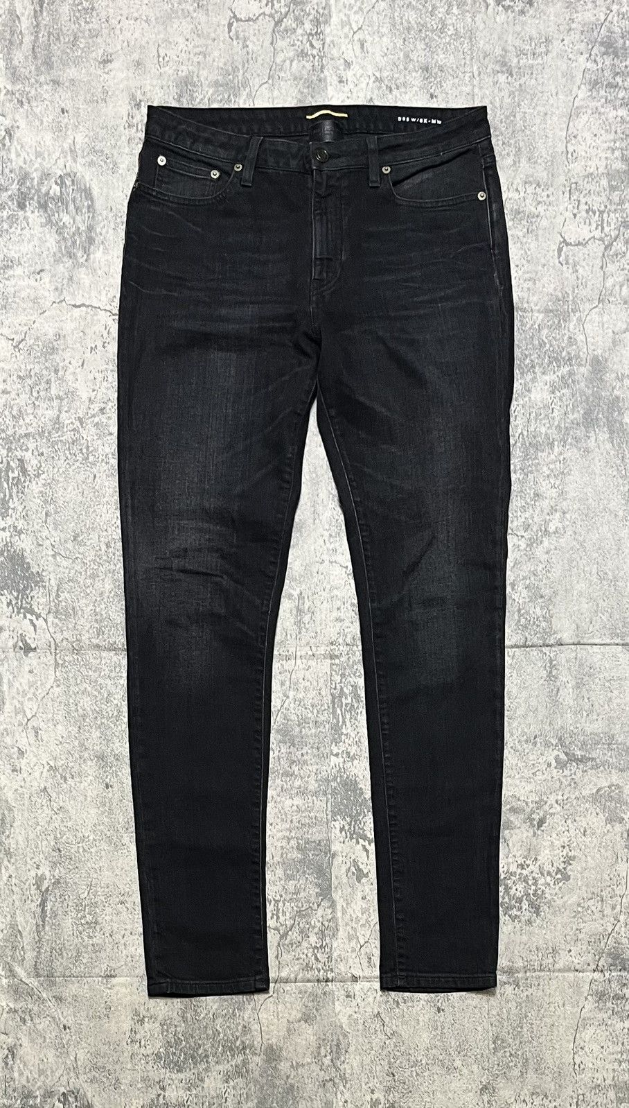 Saint Laurent Paris Saint Laurent Jeans Black Denim Size US 31 - 1 Thumbnail