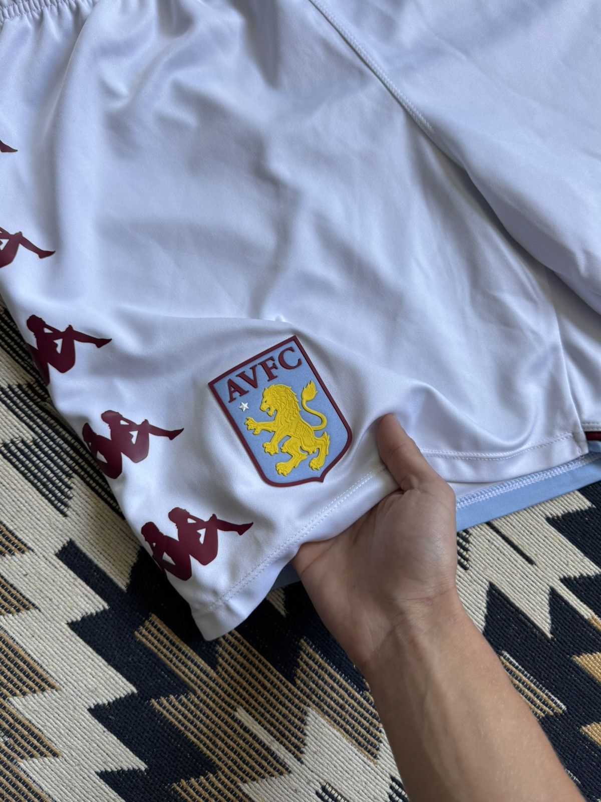 Kappa Kappa Aston Villa 2021/22 Lampass Logo Soccer Shorts Size US 34 / EU 50 - 5 Thumbnail