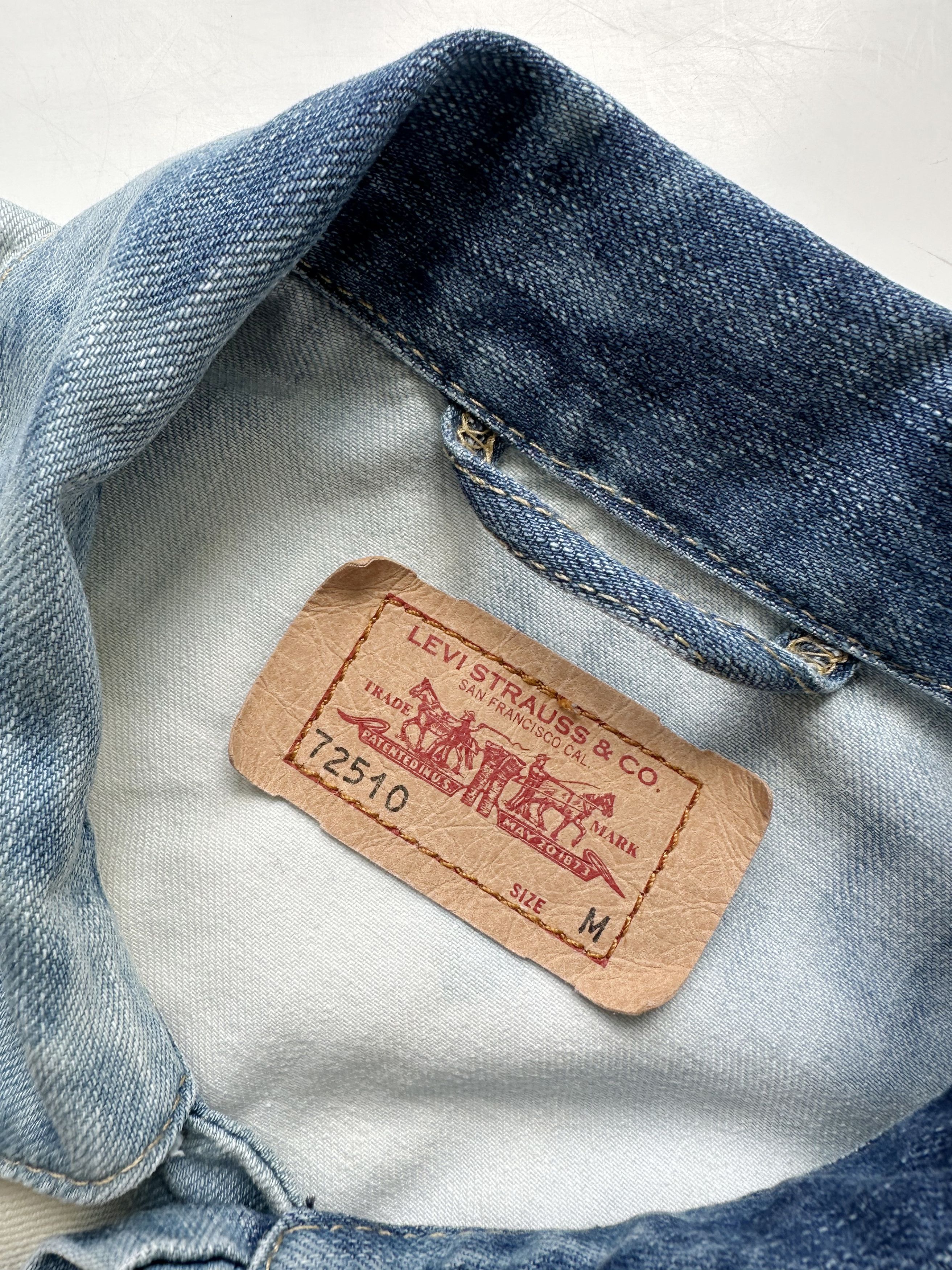 Levi's Levi's "Cock Sparrer" acid wash denim jacket Size US M / EU 48-50 / 2 - 2 Thumbnail