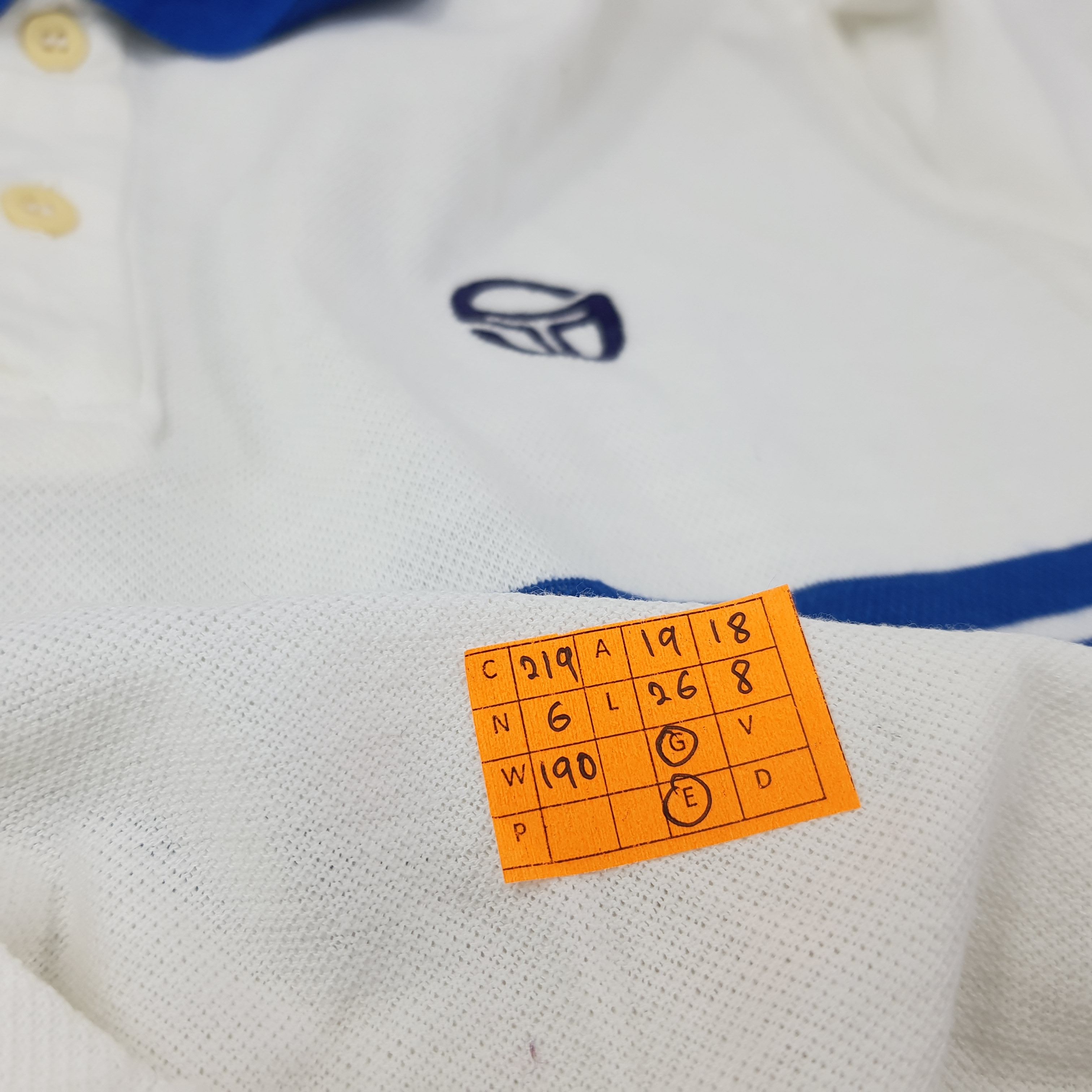 Sergio Tacchini × Vintage Vintage Sergio Tacchini Designer Polo Shirt C219N6 Size US M / EU 48-50 / 2 - 6 Thumbnail