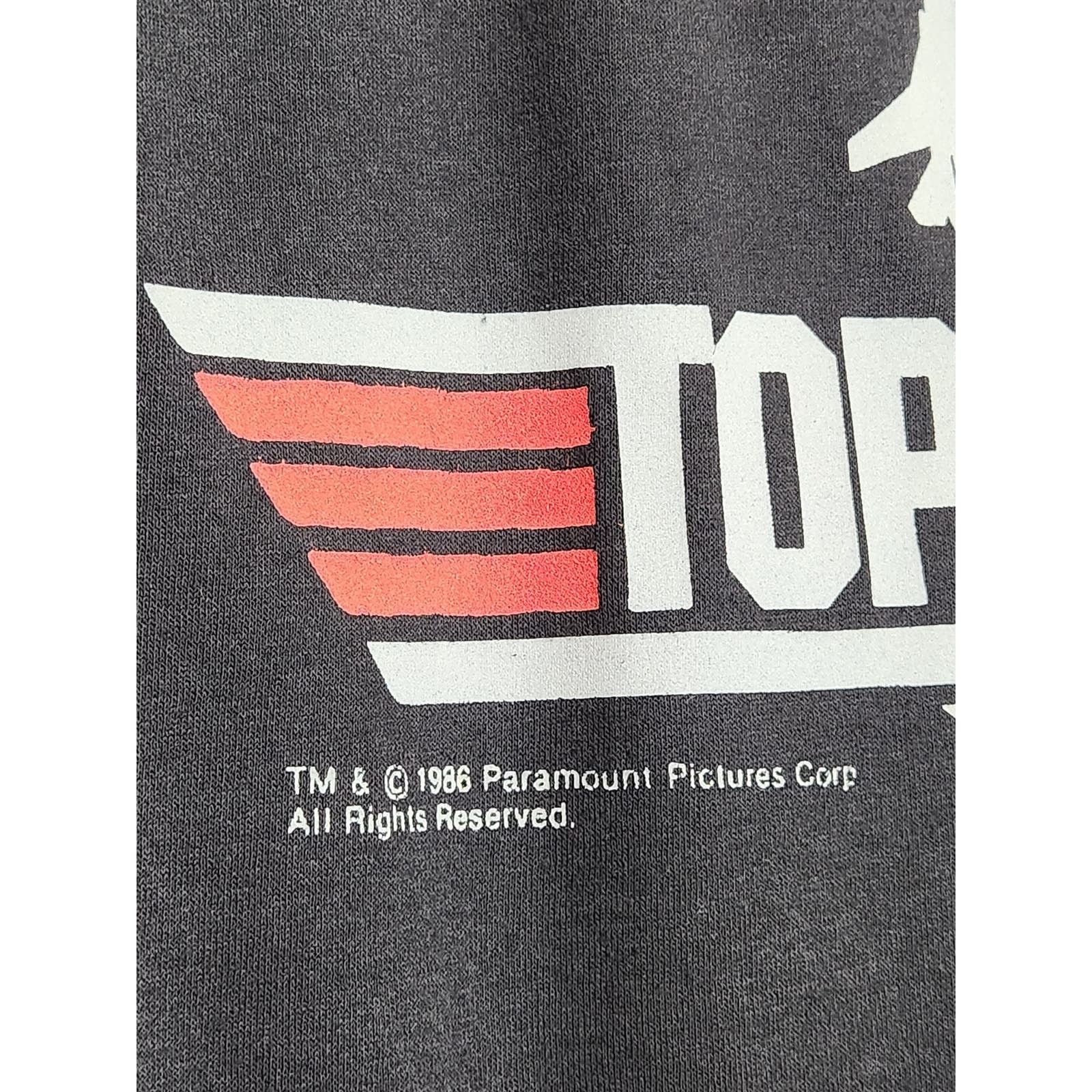 Vintage Vintage Top Gun '86 Paramount Tank Top Single Stitch Small Size US S / EU 44-46 / 1 - 4 Thumbnail