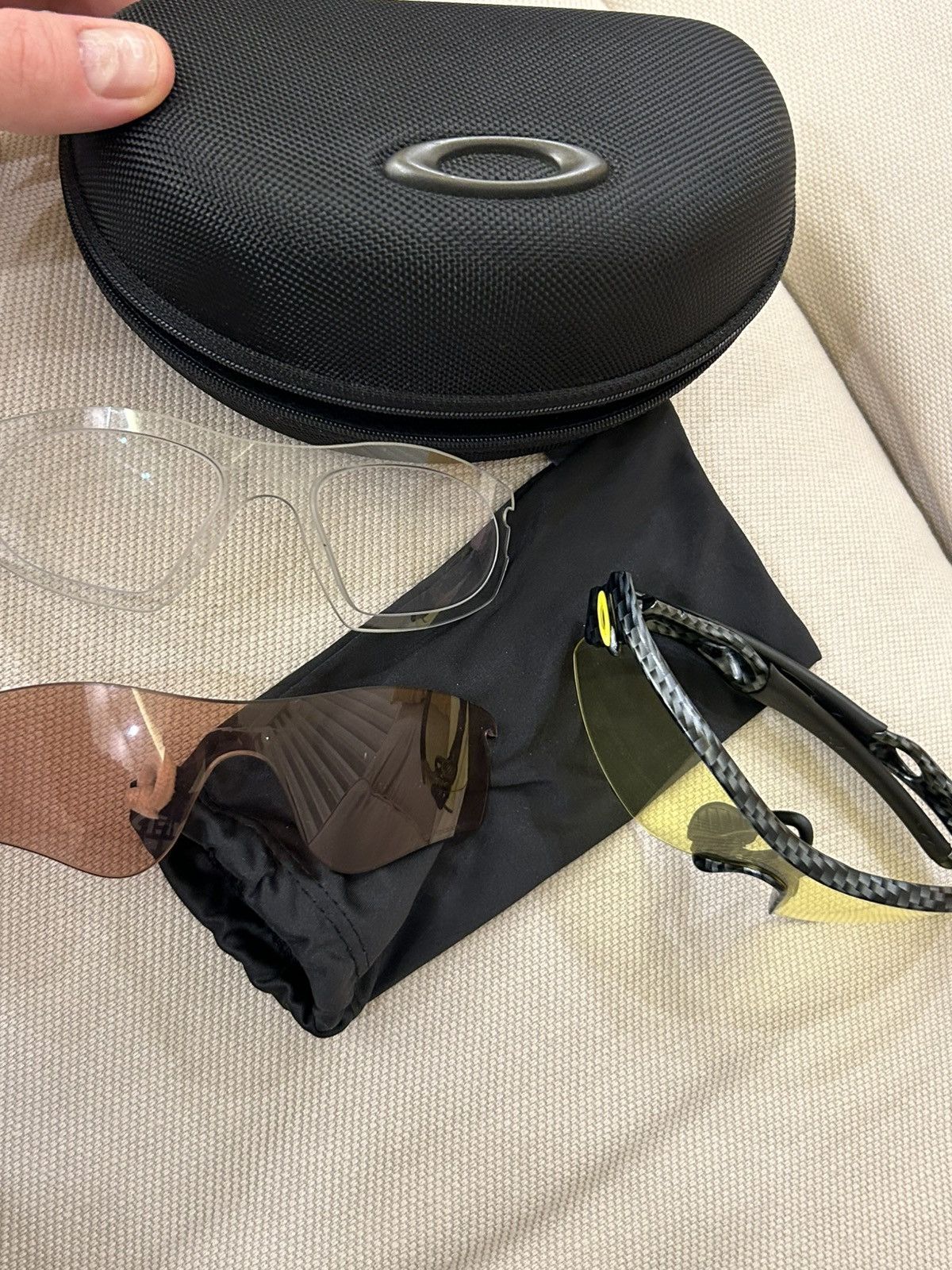 Oakley Oakley Radar Range Sunglasses OO9056-0335 True Carbon Fiber Size ONE SIZE - 8 Thumbnail