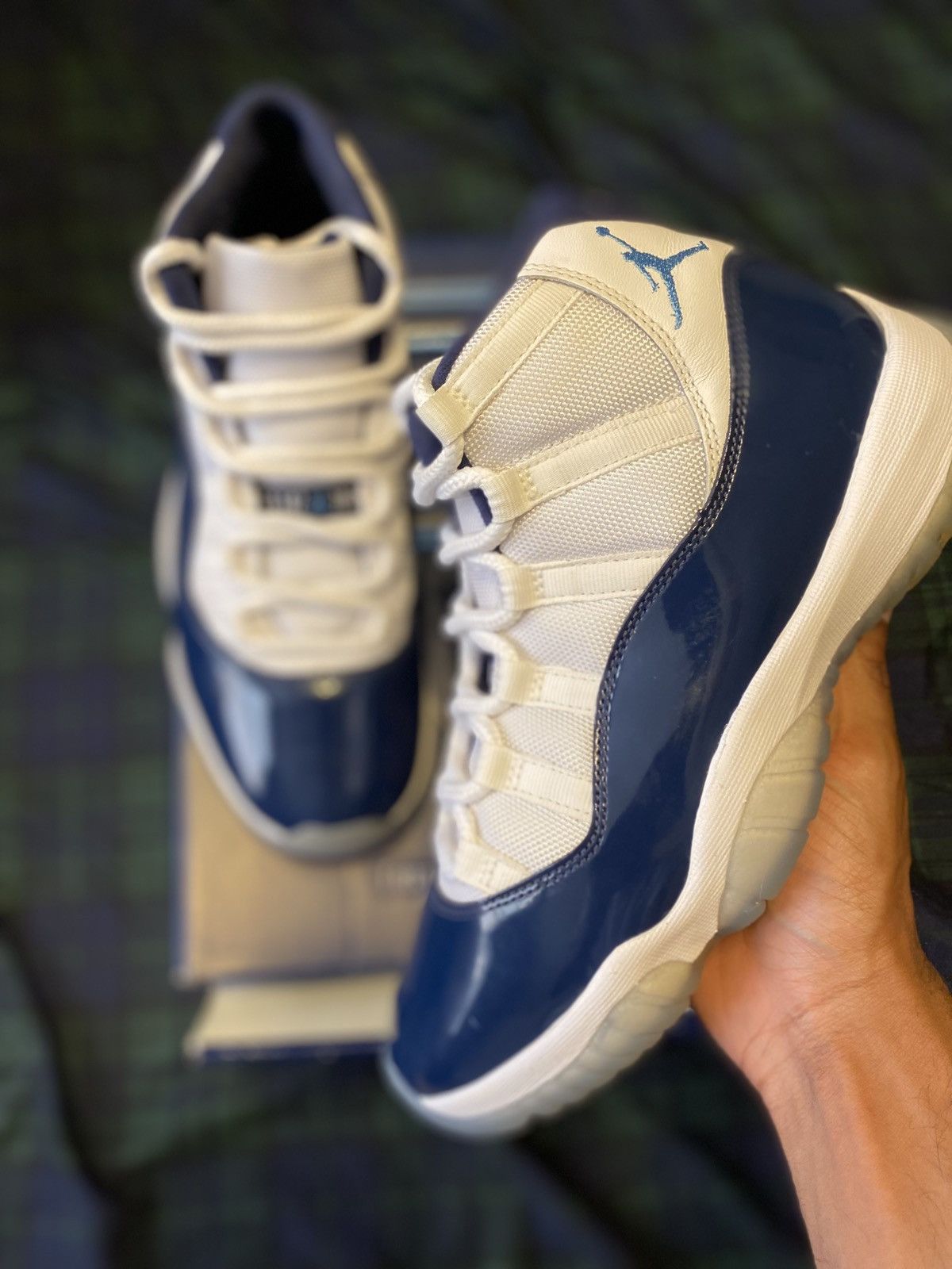 image of Air Jordan 11 Win Like 82 Shoes in Blue, Men's