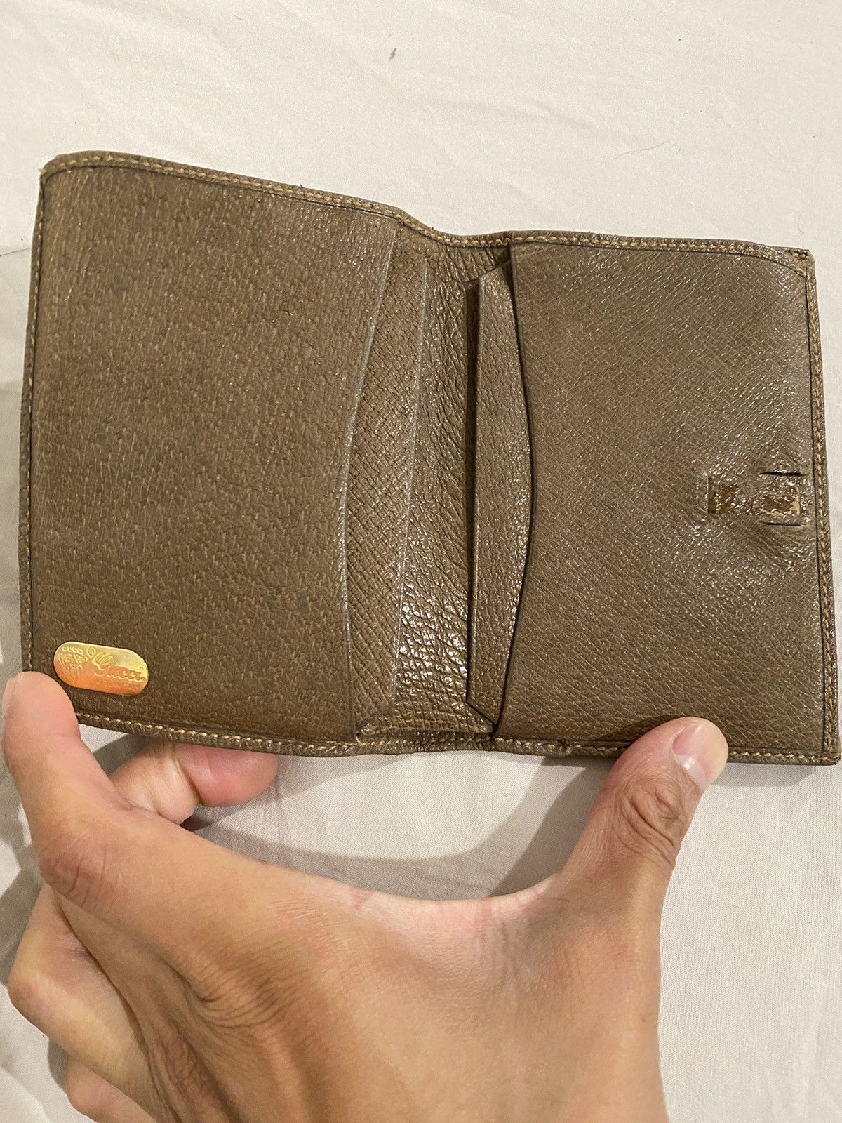 Gucci × Vintage Vintage Gucci Clip Fold Wallet Size ONE SIZE - 2 Thumbnail