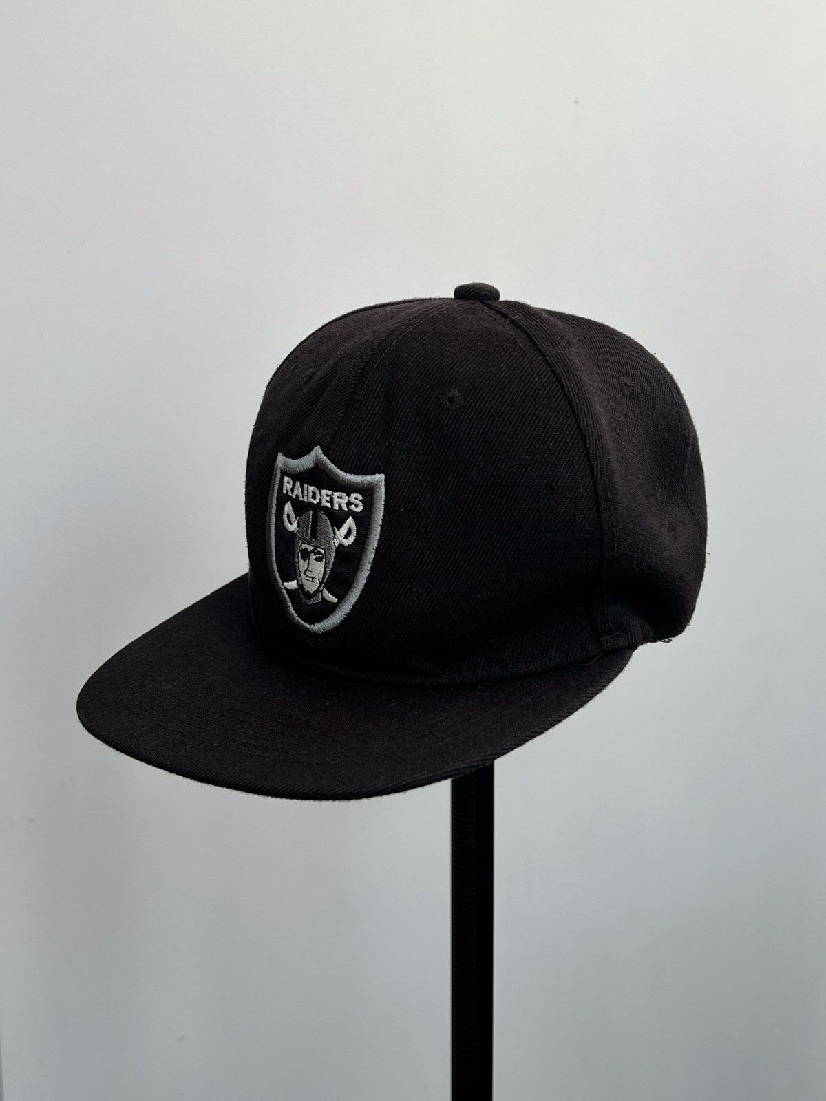 NFL 90s Oakland Raiders Wool Snapback Hat Size ONE SIZE - 2 Thumbnail