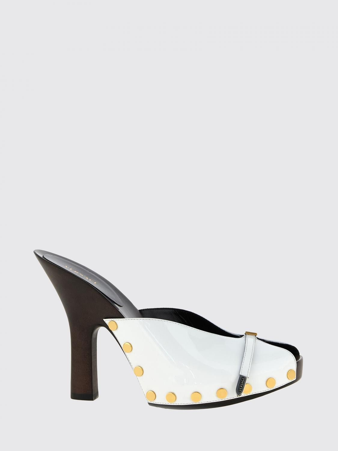 Versace Versace Heeled Sandal Woman White Size US 7 / IT 37 - 1 Thumbnail