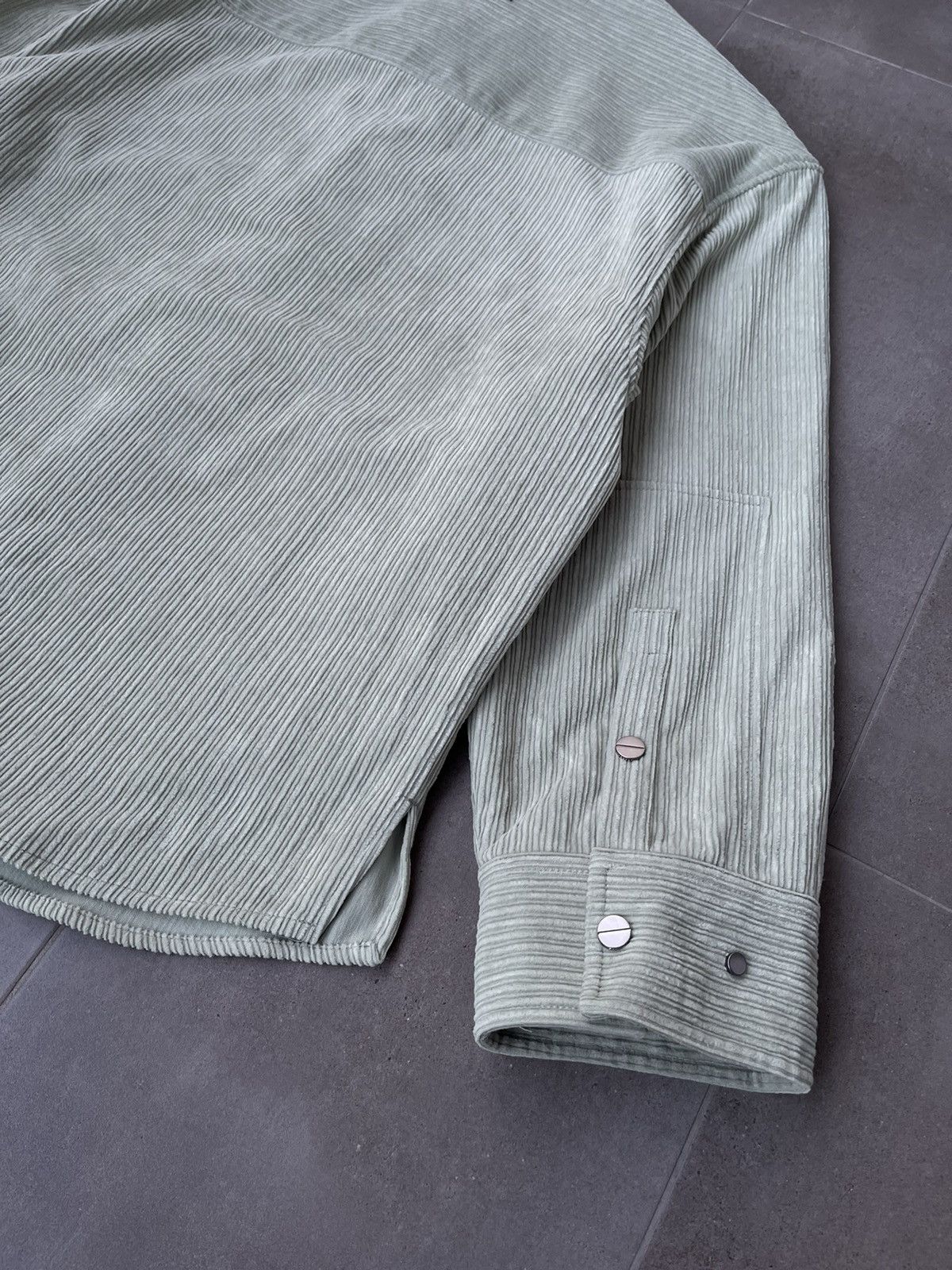Solid Homme × Wooyoungmi !DS! SS22 Wooyoungmi Green Corduroy Jacket Size US XL / EU 56 / 4 - 14 Thumbnail