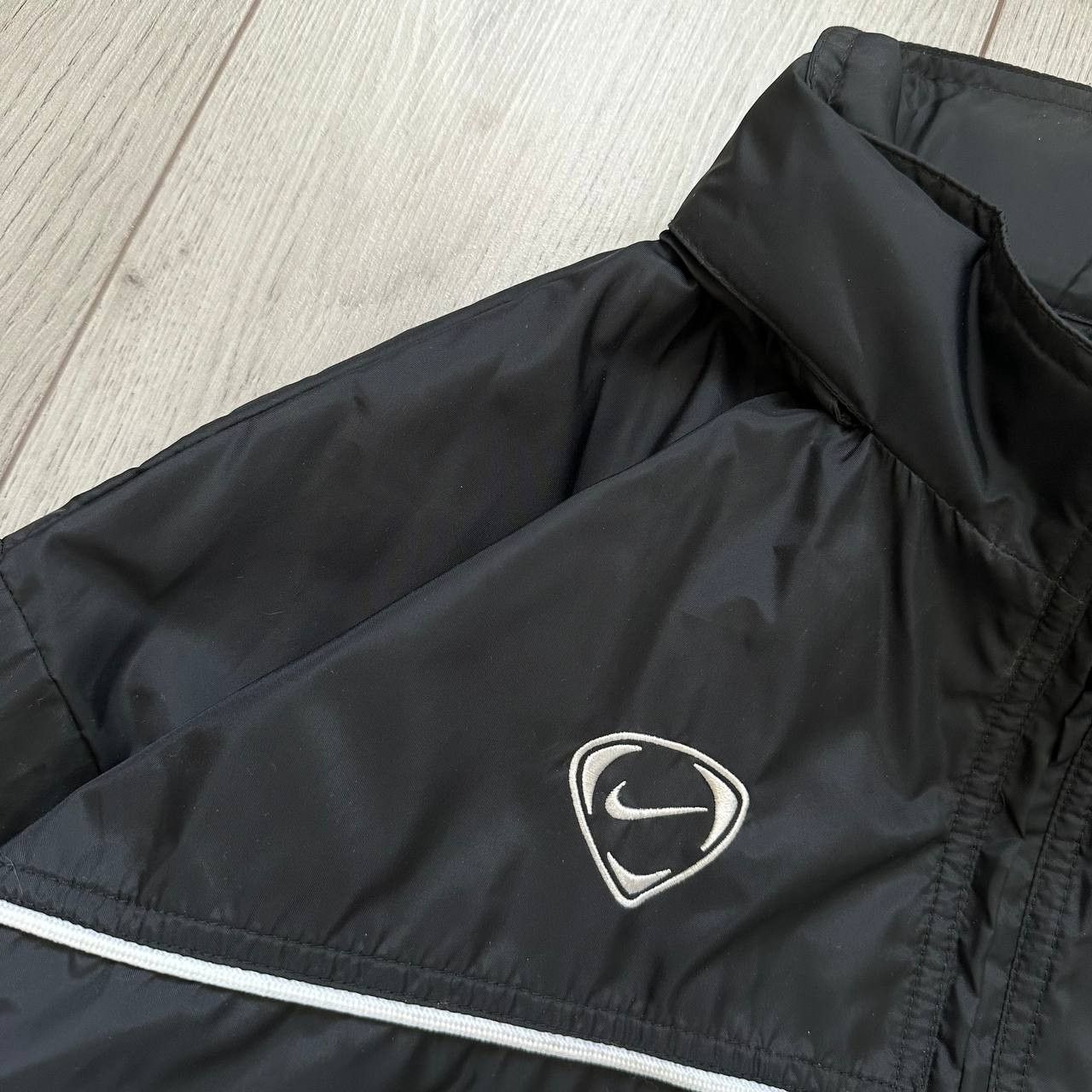 Nike × Vintage Nike y2k Vintage Swoosh Logo Nylon Track Oversize Jacket Size US XL / EU 56 / 4 - 3 Thumbnail