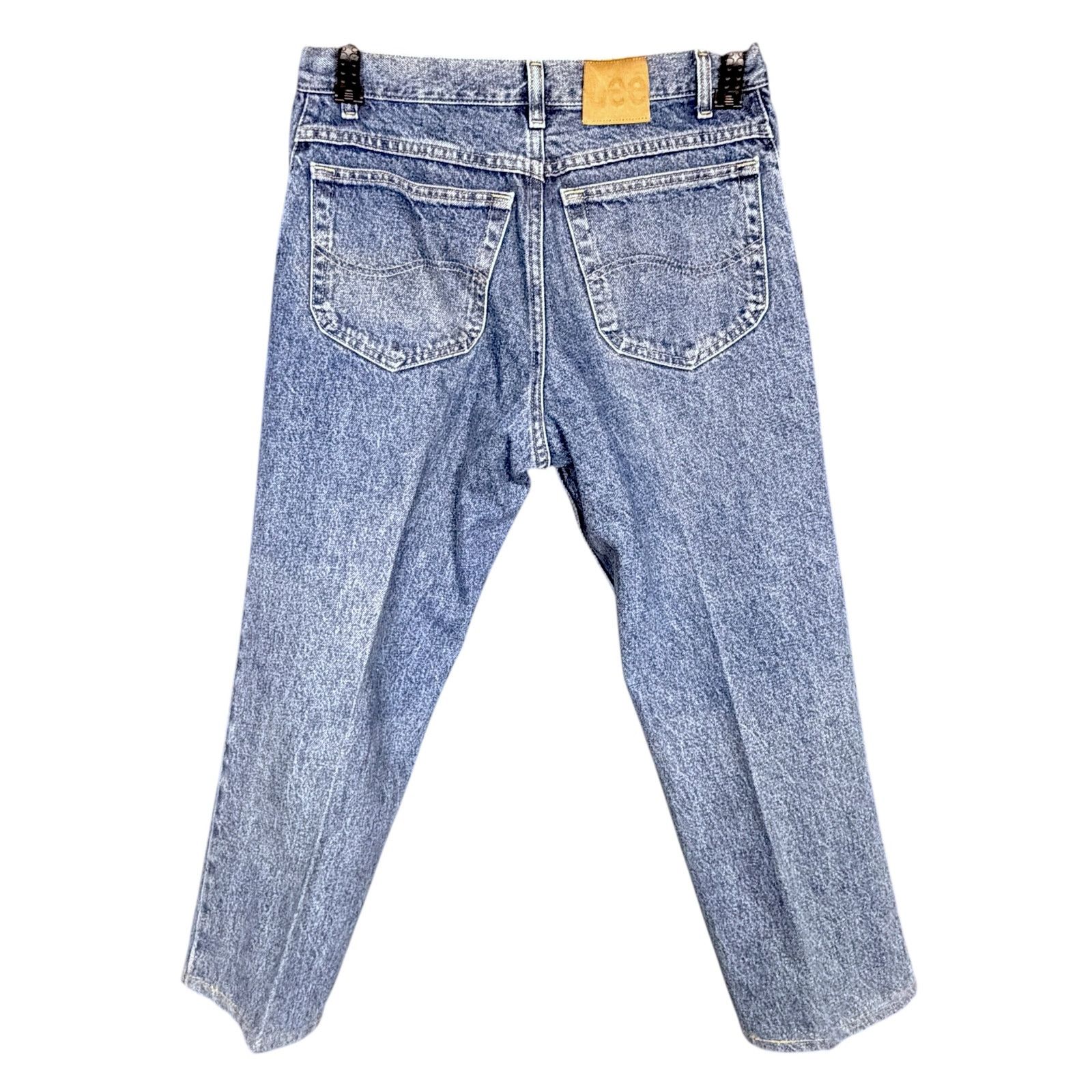 Lee Vintage 90s Lee Men's 32x32* Hemmed Straight Leg Blue Jeans Size US 32 / EU 48 - 2 Thumbnail