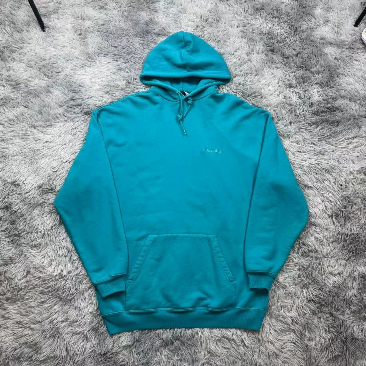 Balenciaga Balenciaga Embroidered Blue Sweatshirt - dmc Size US XS / EU 42 / 0 - 1 Thumbnail