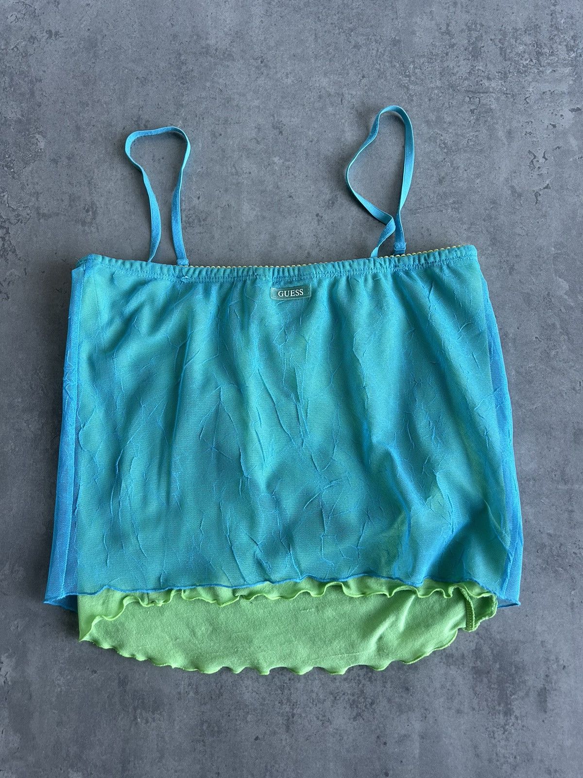 Guess × Vintage Guess Gorgeous Vintage Cute Top Y2K mesh 00s Size M / US 6-8 / IT 42-44 - 5 Thumbnail