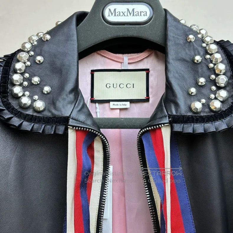 Gucci Gucci Black soft sheepskin jacket Size XS / US 0-2 / IT 36-38 - 6 Thumbnail