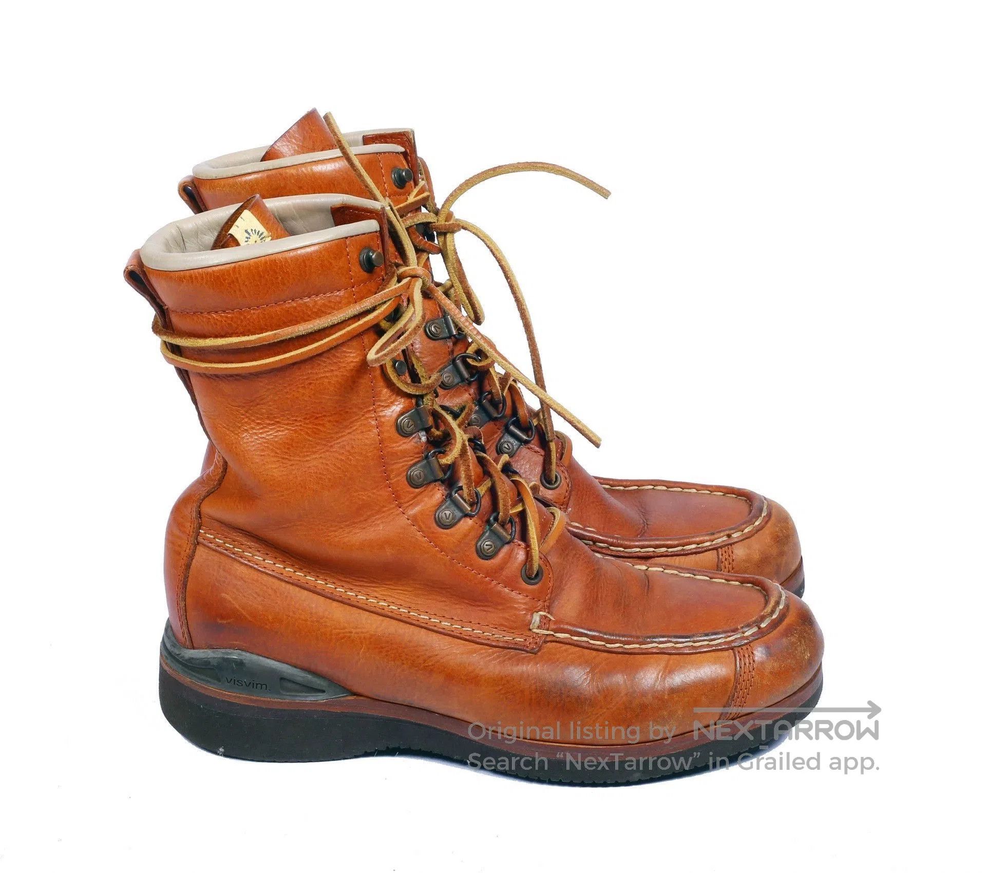 Visvim Brown Leather Boots Size 9. Size US 9 / EU 42 - 2 Thumbnail