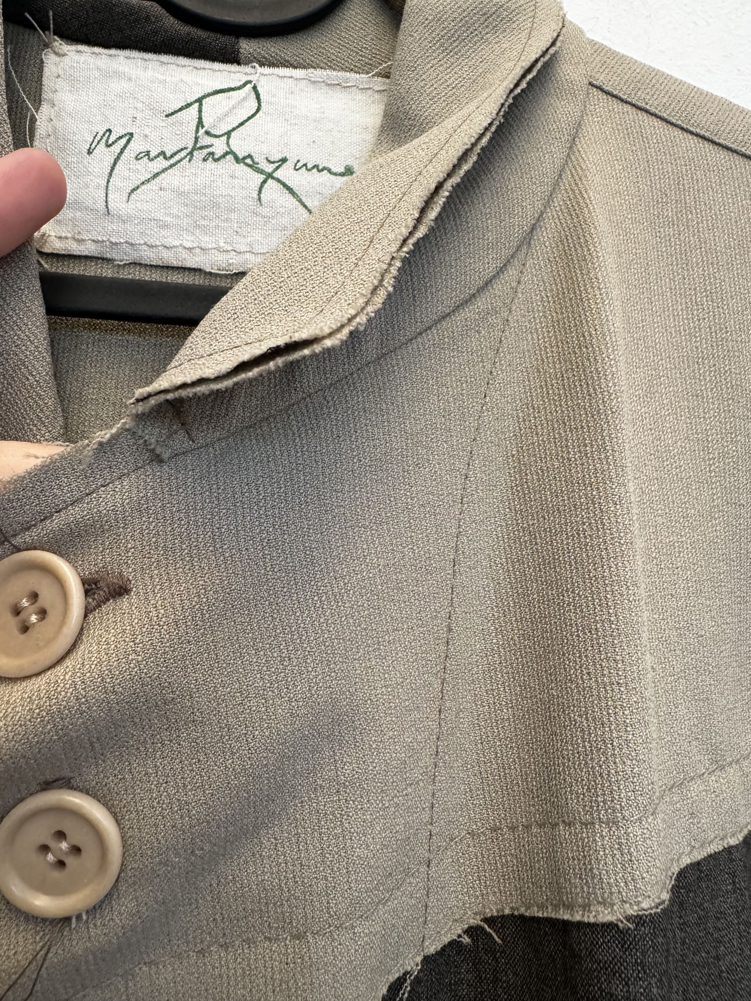 Mavranyma Patchwork wool shirt Size 48R - 5 Thumbnail