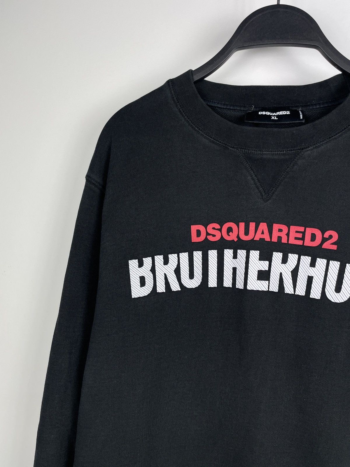 Designer × Dsquared2 Dsquared2 Brotherhood Men’s Sweatshirt Size US XL / EU 56 / 4 - 2 Thumbnail