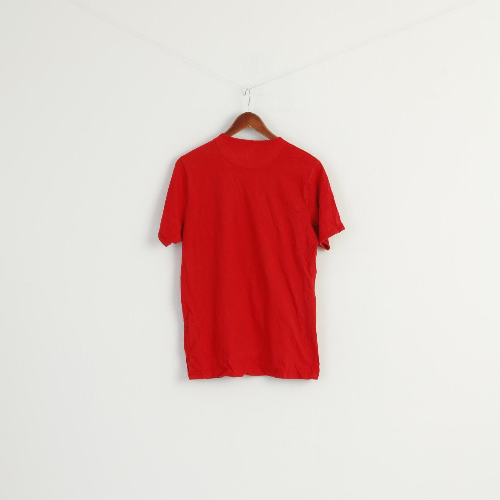 Pretty Green Pretty Green Men M Shirt Red Cotton Graphic 8845 Size US M / EU 48-50 / 2 - 5 Thumbnail