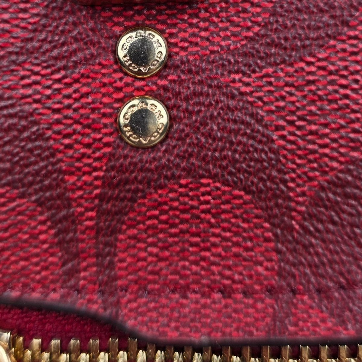 Coach Coach 2558 Katy Satchel In Signature Canvas Red Hand Bag Size ONE SIZE - 9 Thumbnail