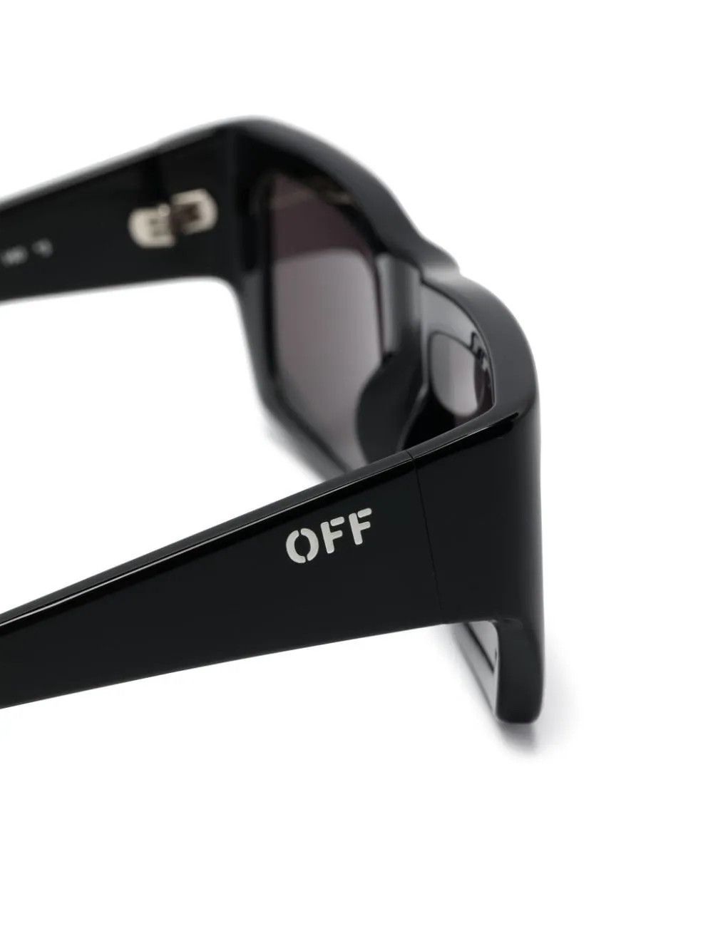 Off-White NEW OFF-WHITE OERI117S24PLA0011007 Prescott Black Dark Grey Size ONE SIZE - 2 Thumbnail