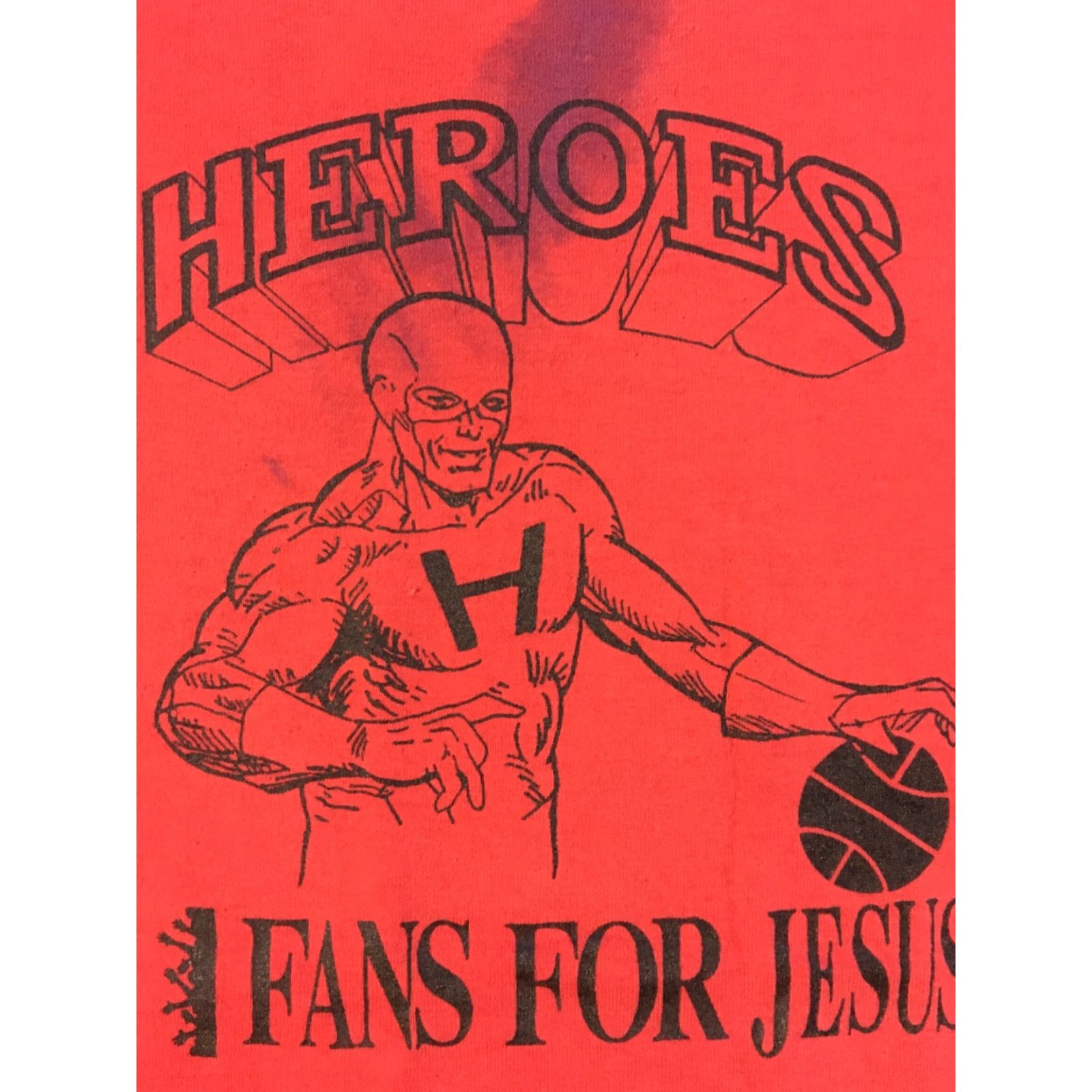Vintage VINTAGE 90s Fans For Jesus Faded Shirt L Single Stitch USA Hero God Religion Grunge Size US L / EU 52-54 / 3 - 3 Thumbnail