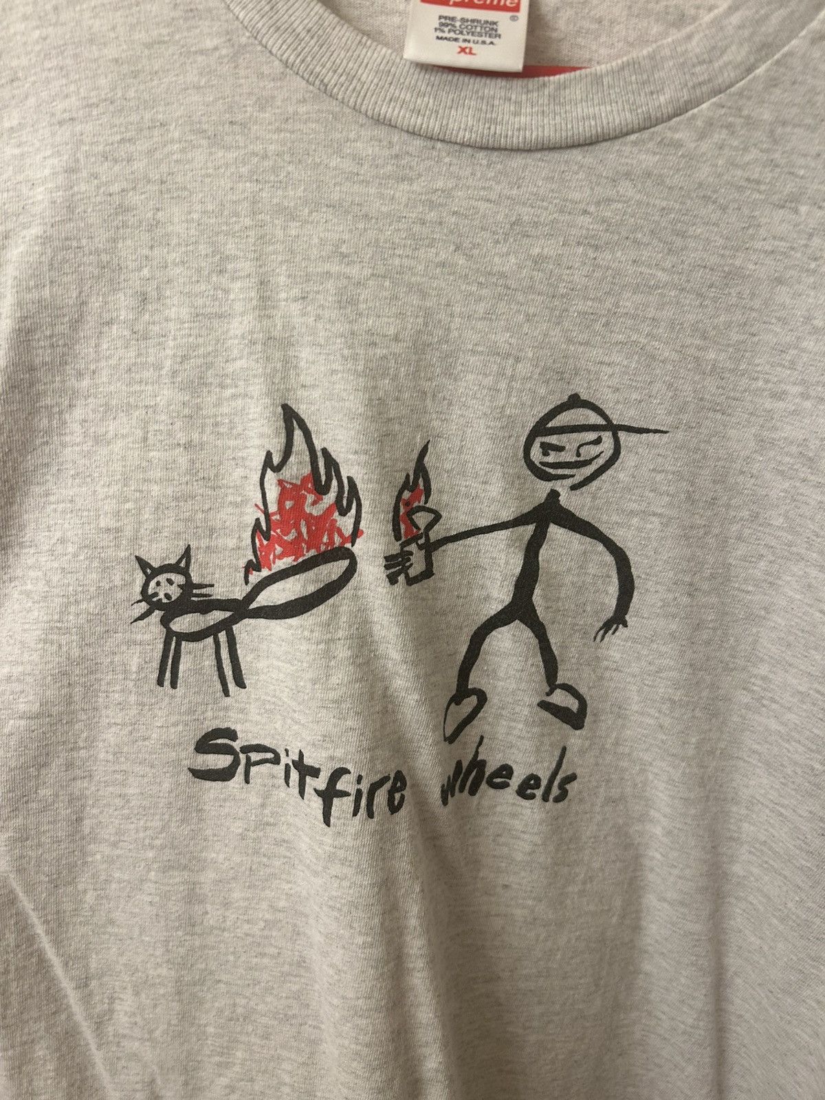 Spitfire × Supreme Supreme X Spitfire T Shirt Size US XL / EU 56 / 4 - 3 Thumbnail