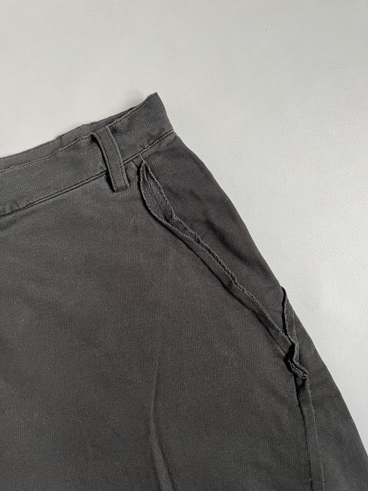 Black Label × Rundholz × Yohji Yamamoto RUNDHOLZ Black Label Unisex Distressed Wide Leg Trousers Size 36" / US 14 / IT 50 - 4 Thumbnail