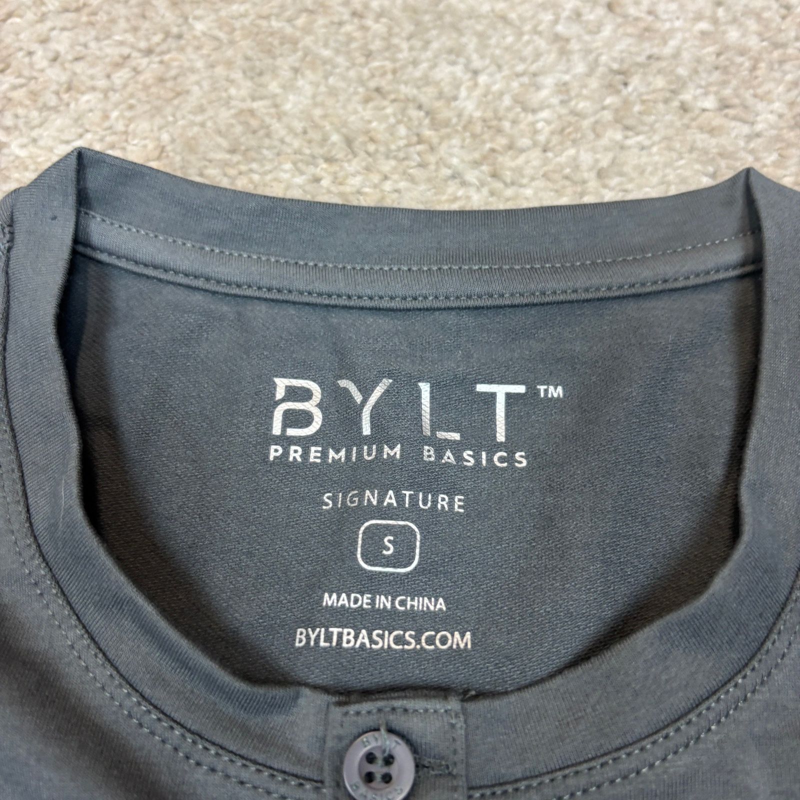 Other NWT Bylt Henley Drop Cut Signature Short Sleeve Shirt Mens S Size US S / EU 44-46 / 1 - 6 Thumbnail