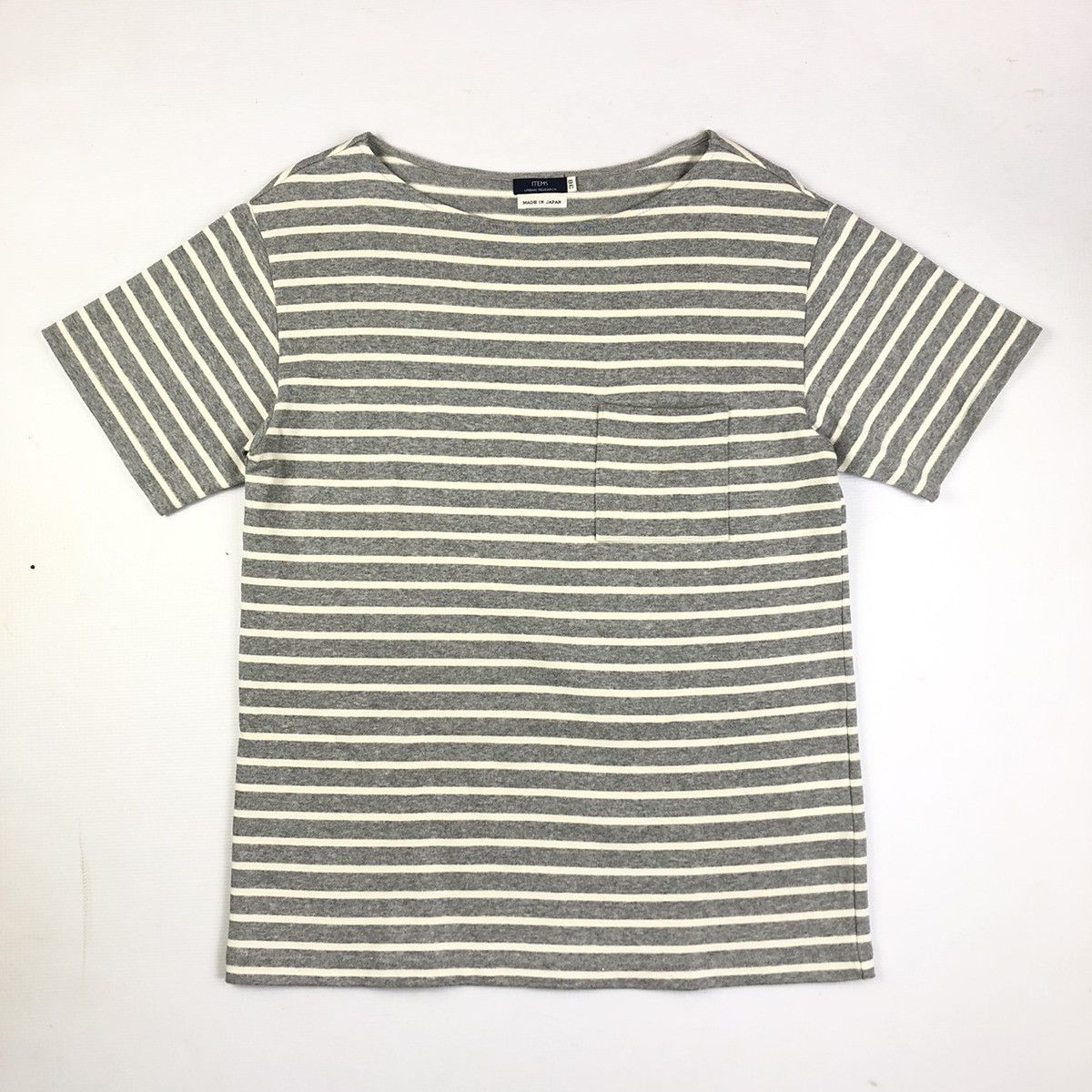 Issey Miyake × URBAN RESEARCH DOORS iTEMS URBAN RESEARCH STRIPPED POCKET TSHIRT Size XS / US 0-2 / IT 36-38 - 1 Thumbnail