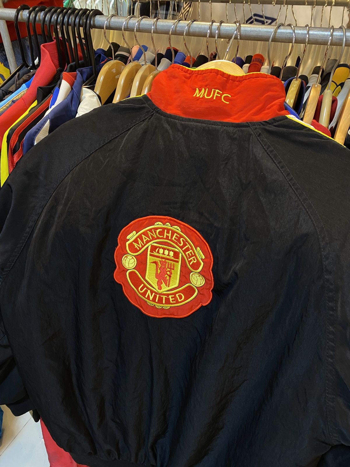 Other Vintage Y2K Manchester United Bomber Jacket Size US XL / EU 56 / 4 - 4 Thumbnail