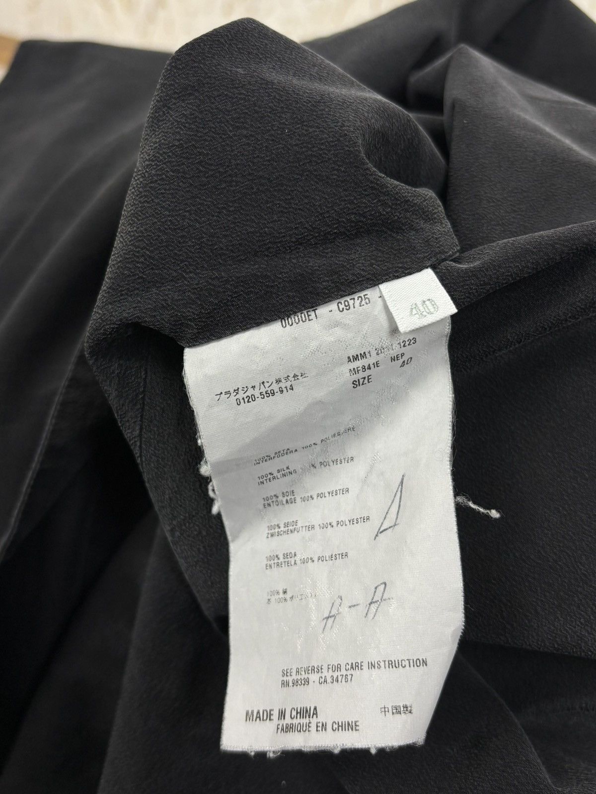 Miu Miu Vintage Miu Miu Silk Pleated Dress SS11 Black Size 40 Size S / US 4 / IT 40 - 7 Thumbnail