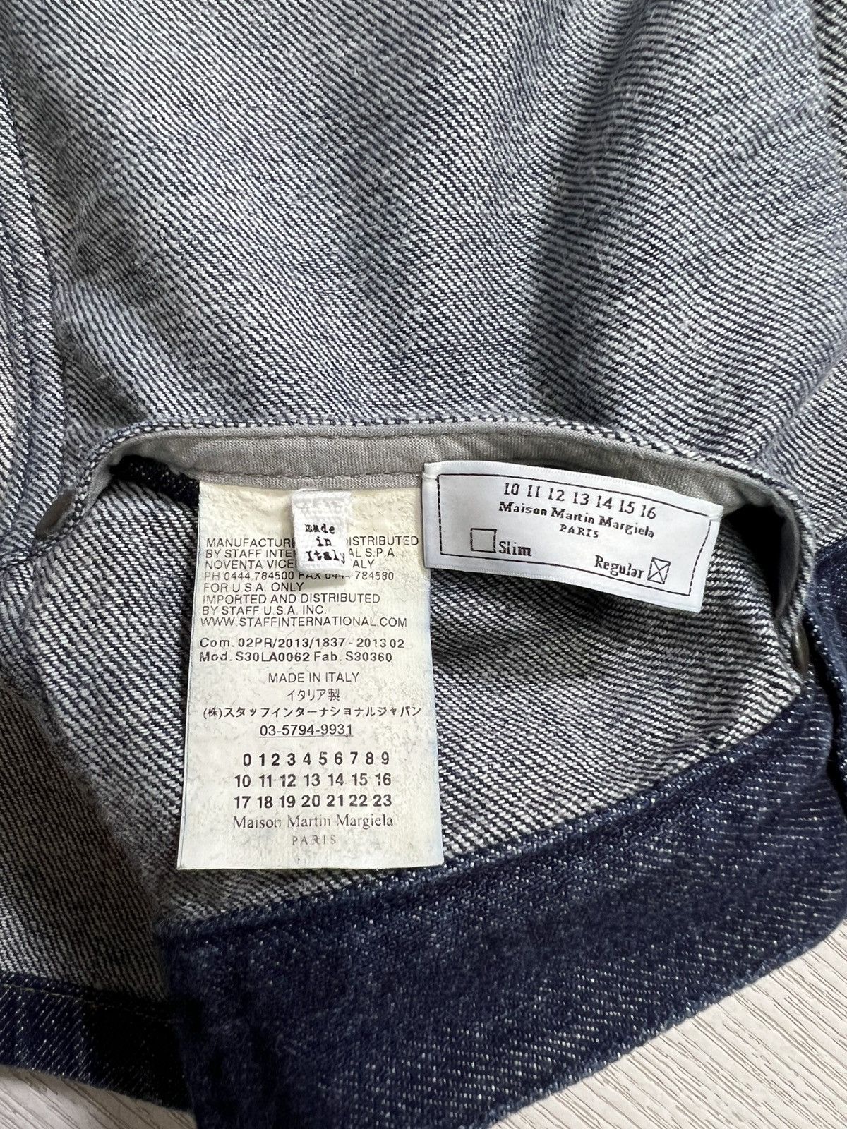 Maison Margiela Maison Margiela - A/W 13’ - Reversible Denim Jeans Size US 30 / EU 46 - 16 Thumbnail
