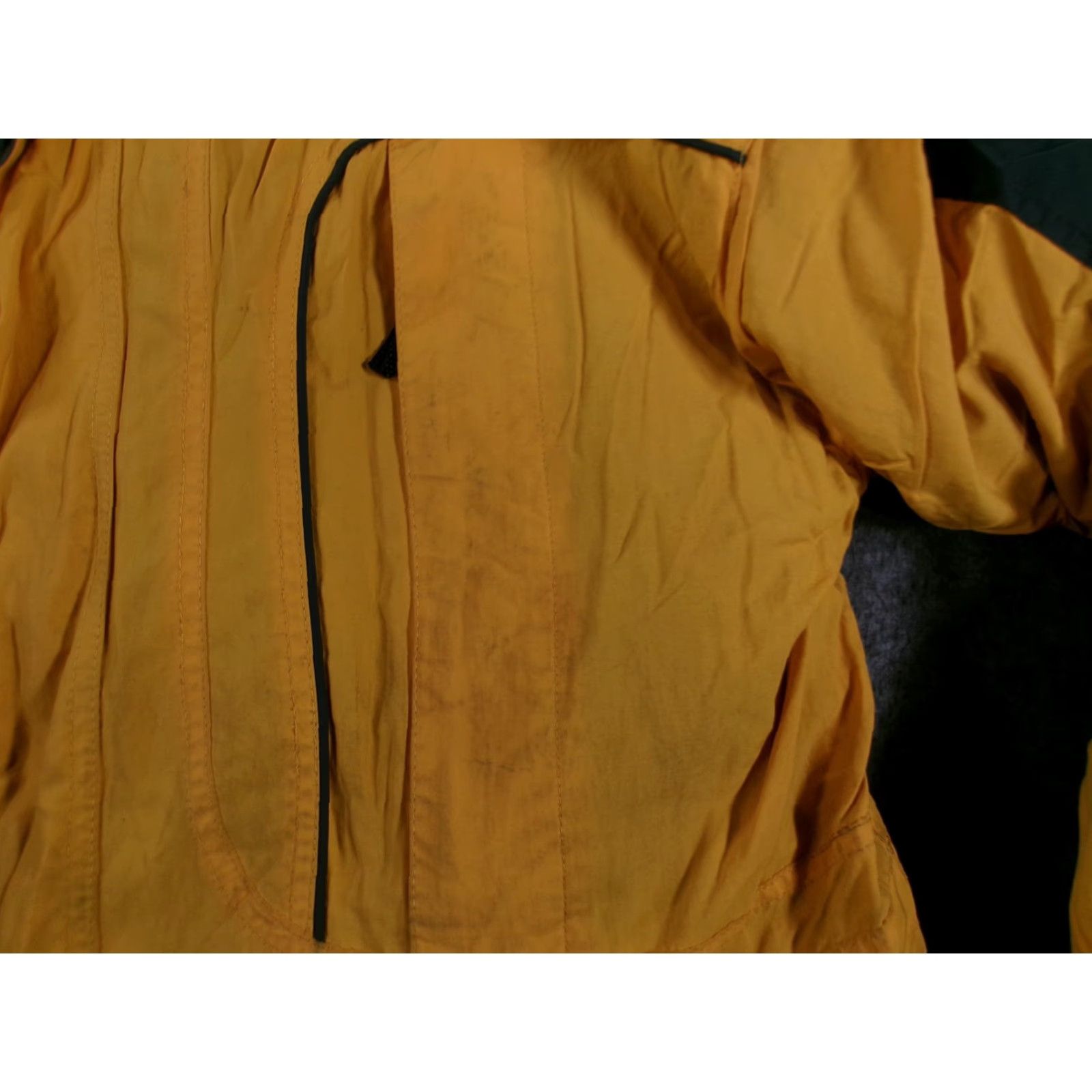 Vintage Gerry Jacket Mens L Yellow Green Hooded Parka Fleece Lined Winter Coat Zip Size US L / EU 52-54 / 3 - 5 Thumbnail