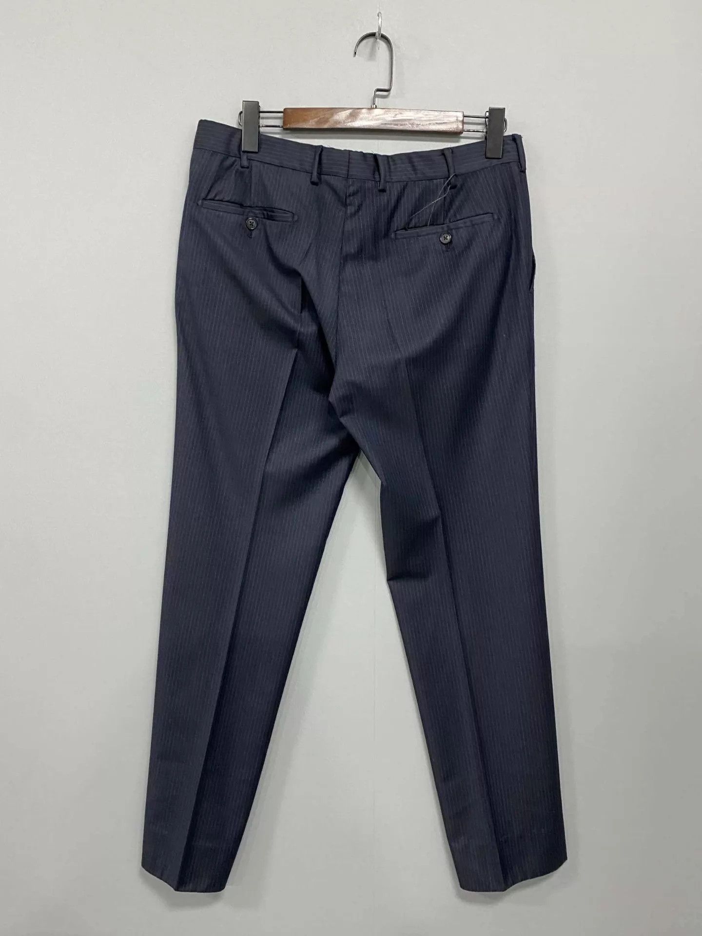 Hermes HERMES Striped Trousers 99 New Size 50 Size US 34 / EU 50 - 1 Thumbnail
