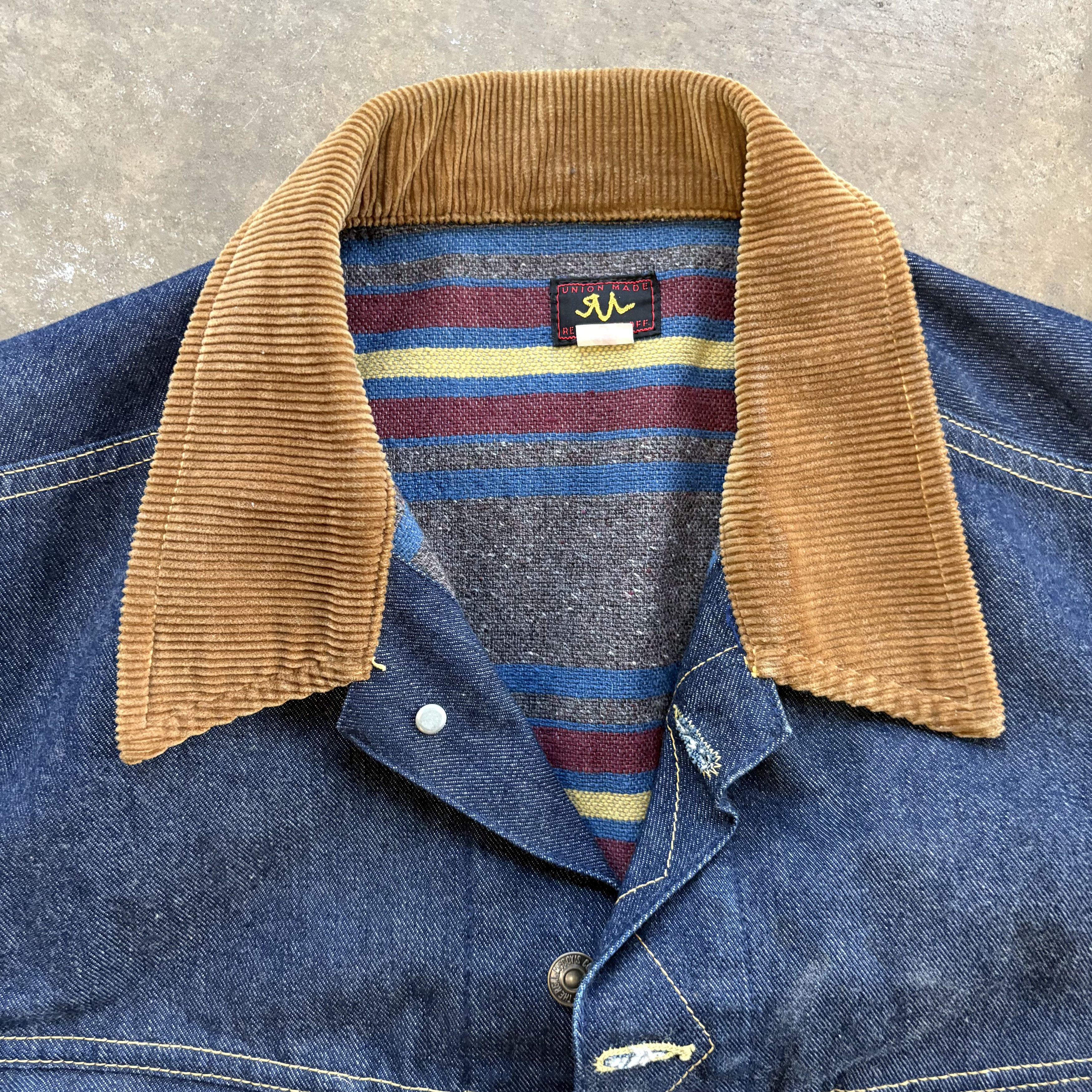The Real McCoy's Vintage The Real McCoy's Blanket Lined Denim Jacket 44 Japan Size US S / EU 44-46 / 1 - 3 Thumbnail